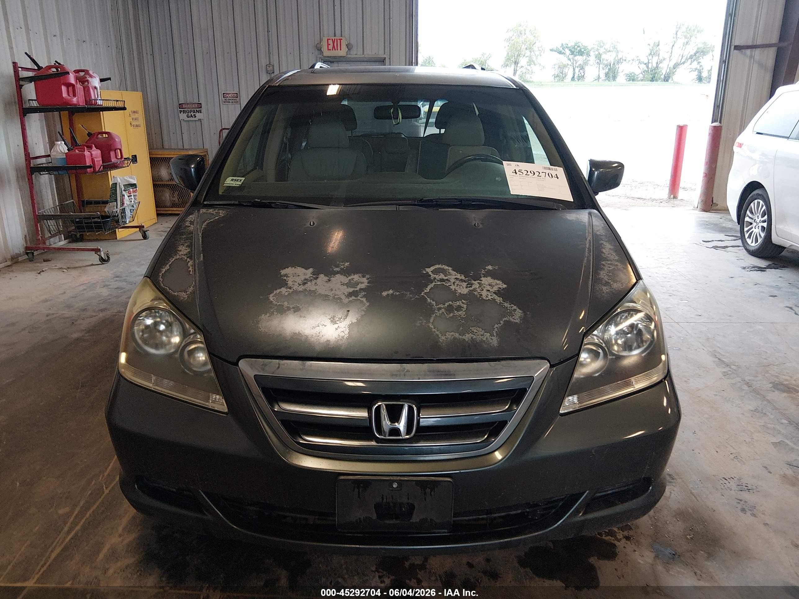 2006 Honda Odyssey Ex-l Gray vin: 5FNRL38776B446805