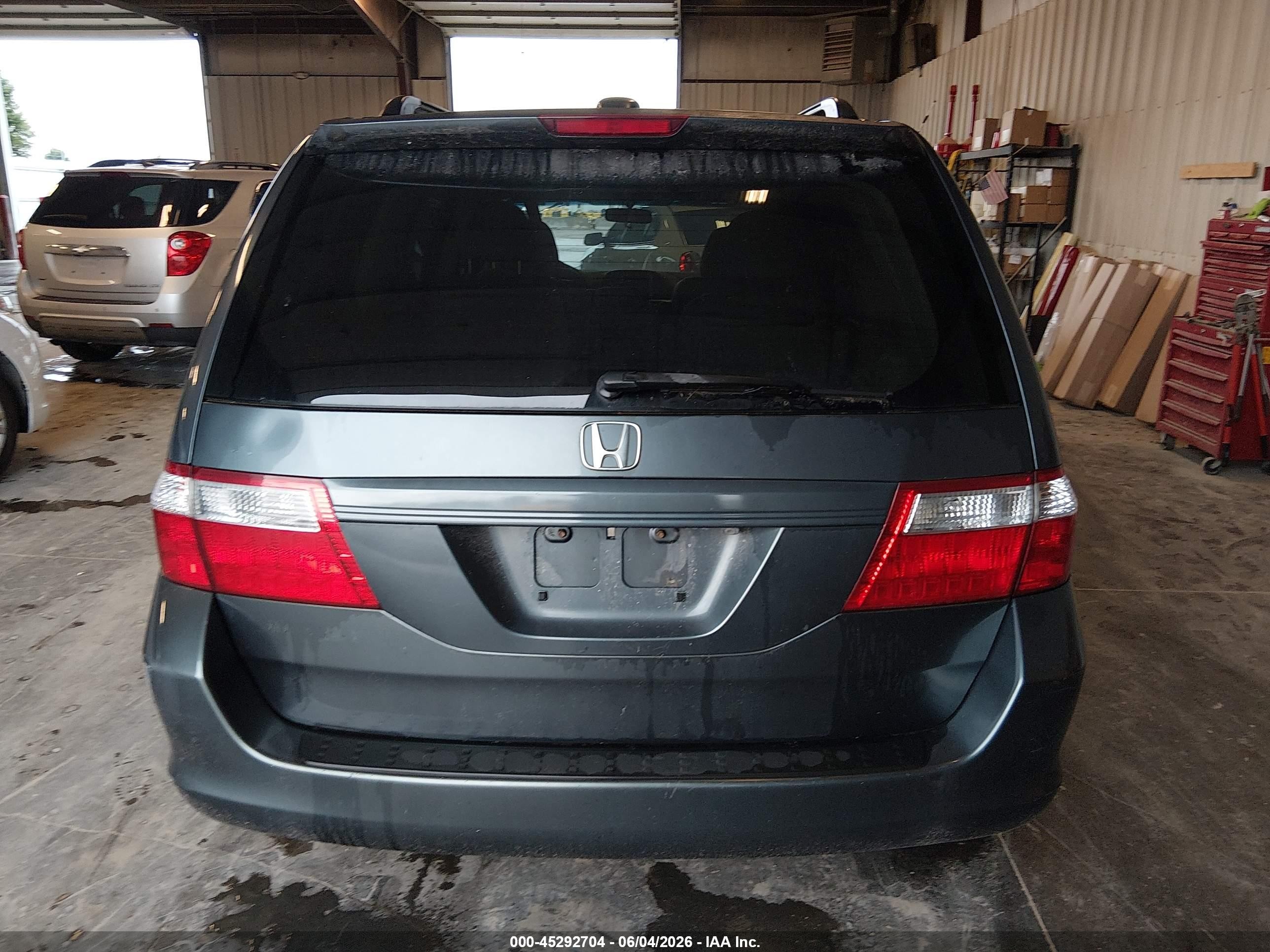 2006 Honda Odyssey Ex-l Gray vin: 5FNRL38776B446805