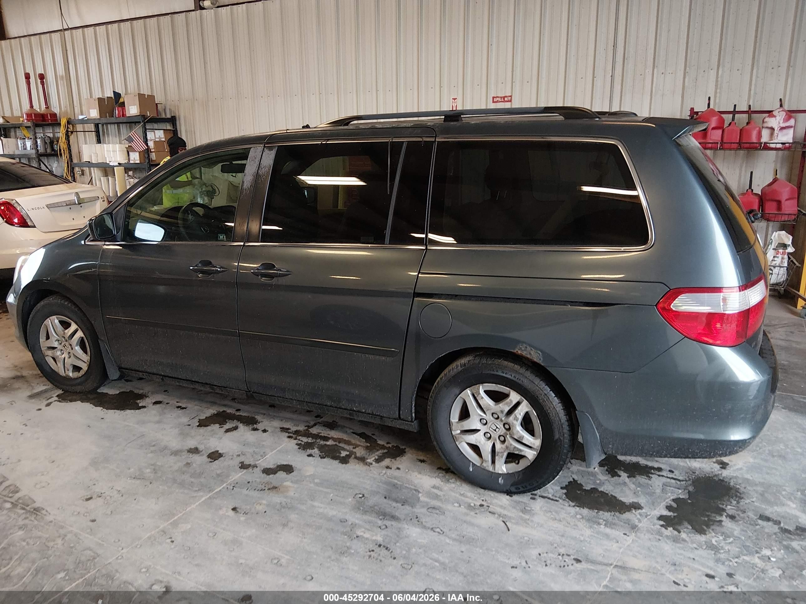 2006 Honda Odyssey Ex-l Gray vin: 5FNRL38776B446805