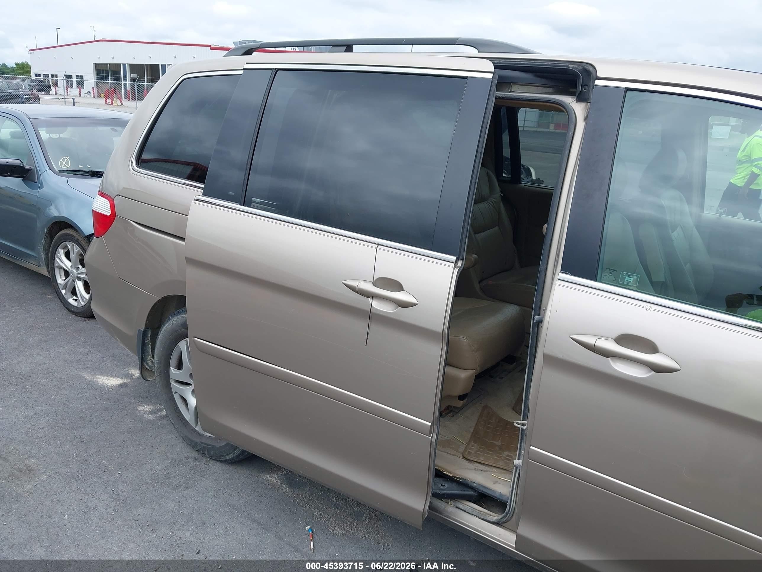 2006 Honda Odyssey Ex-l Champagne vin: 5FNRL38776B459182