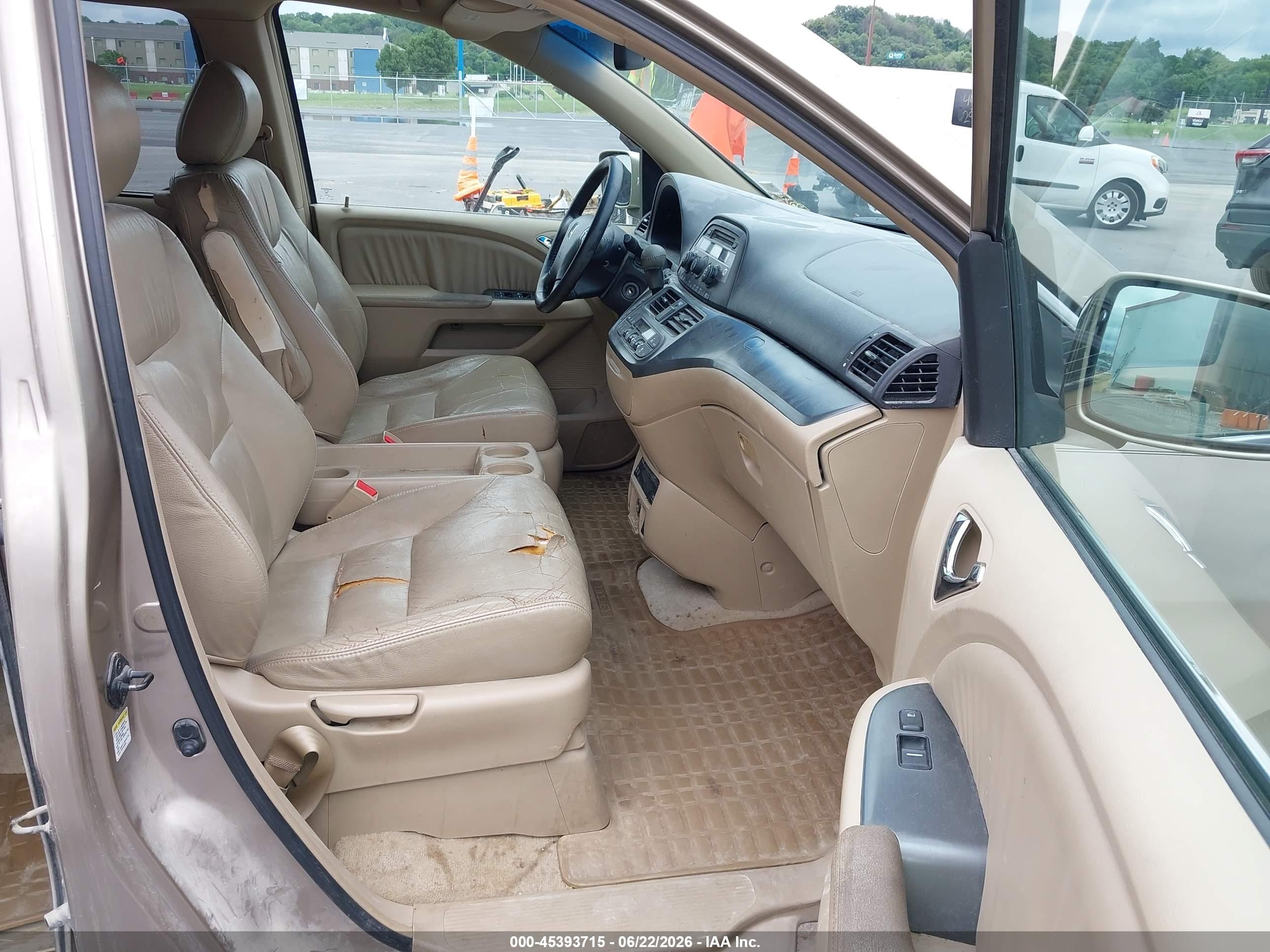2006 Honda Odyssey Ex-l Champagne vin: 5FNRL38776B459182