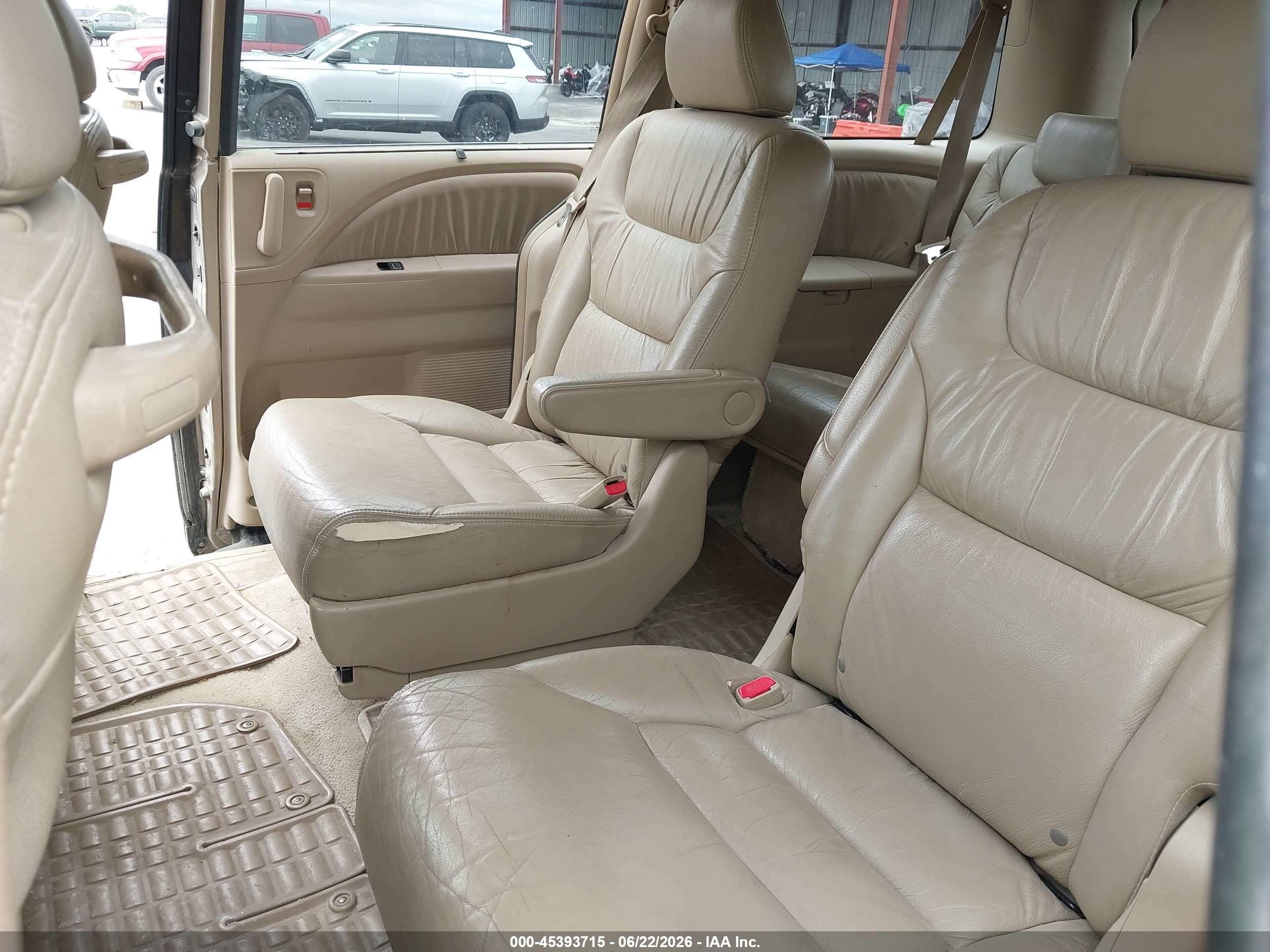 2006 Honda Odyssey Ex-l Champagne vin: 5FNRL38776B459182