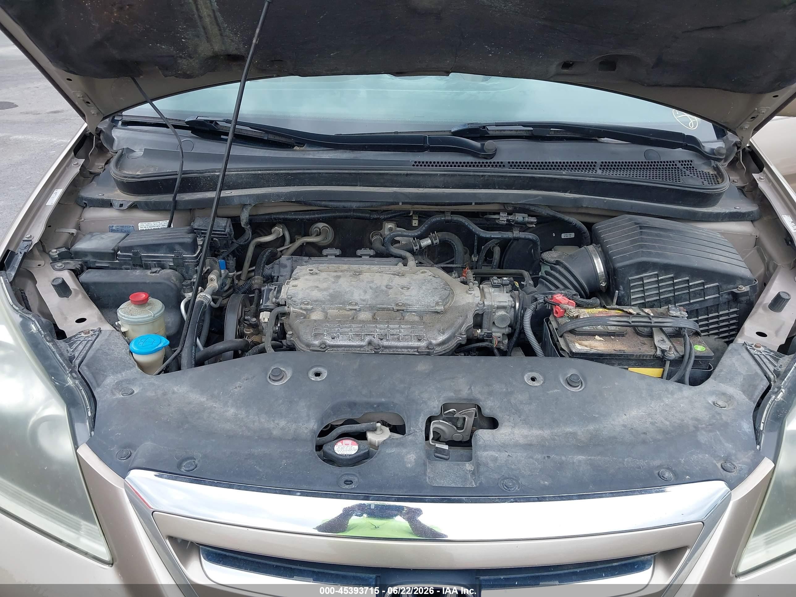 2006 Honda Odyssey Ex-l Champagne vin: 5FNRL38776B459182