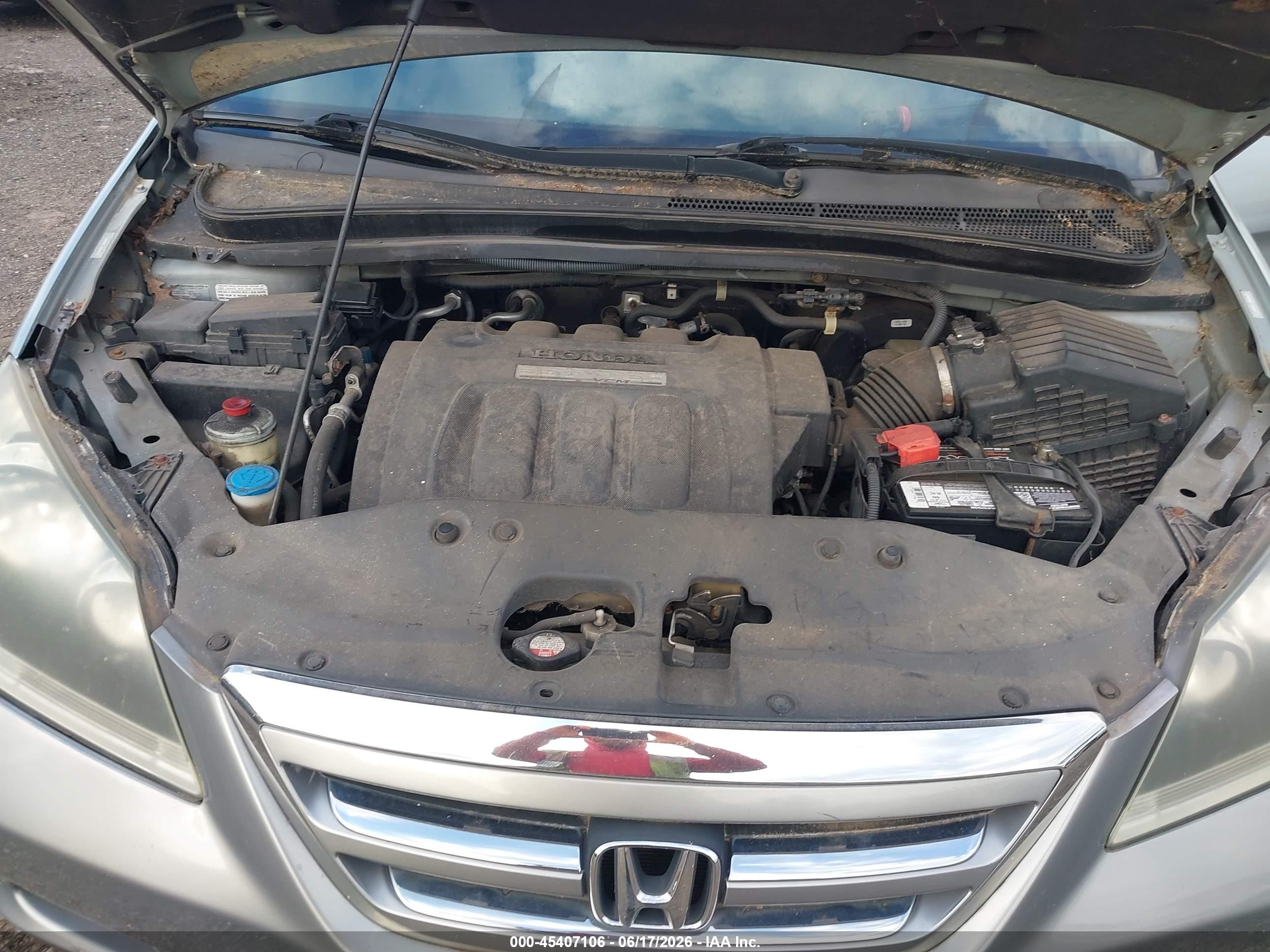 2007 Honda Odyssey Ex-l Teal vin: 5FNRL38777B046017