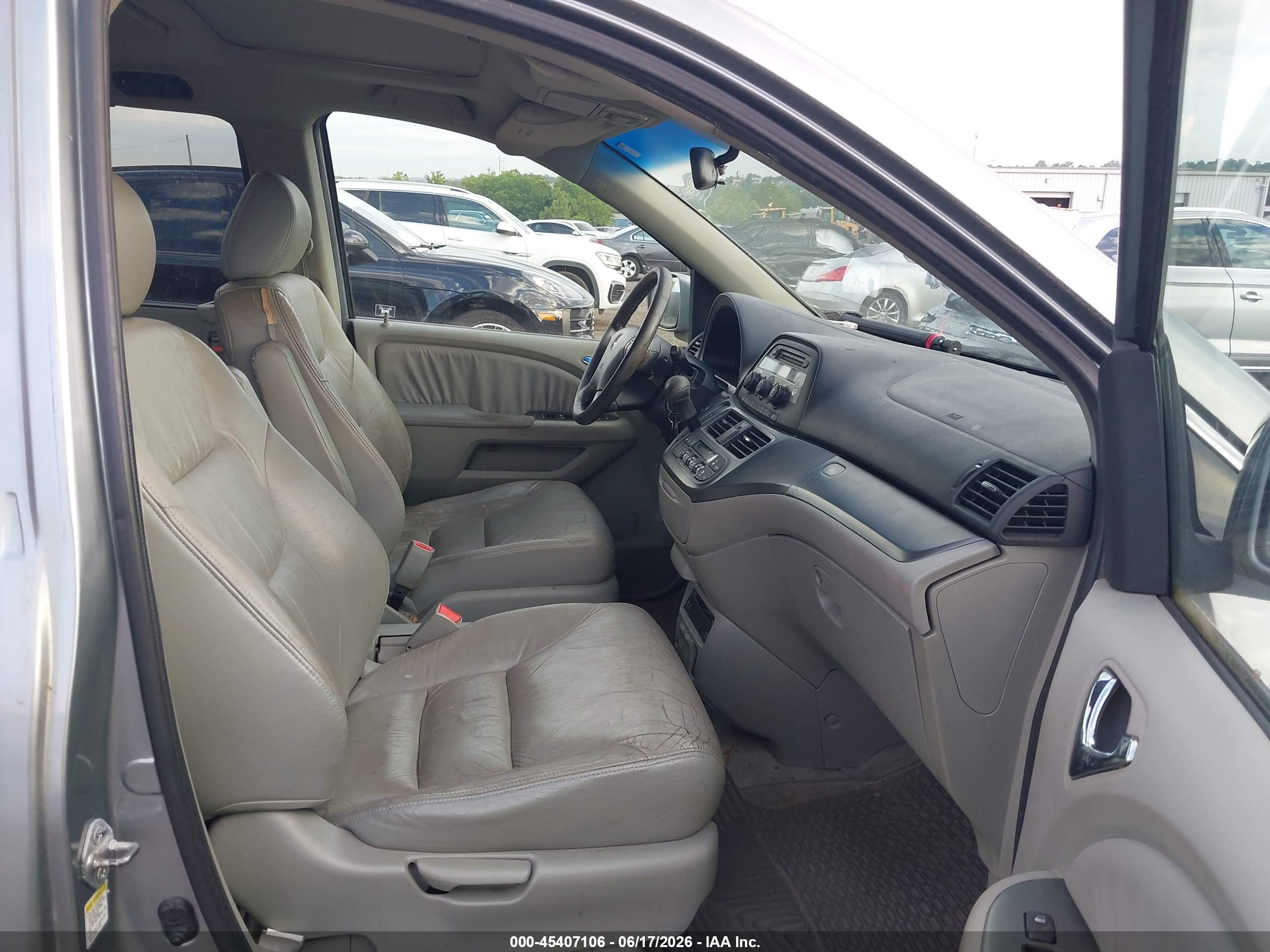 2007 Honda Odyssey Ex-l Teal vin: 5FNRL38777B046017