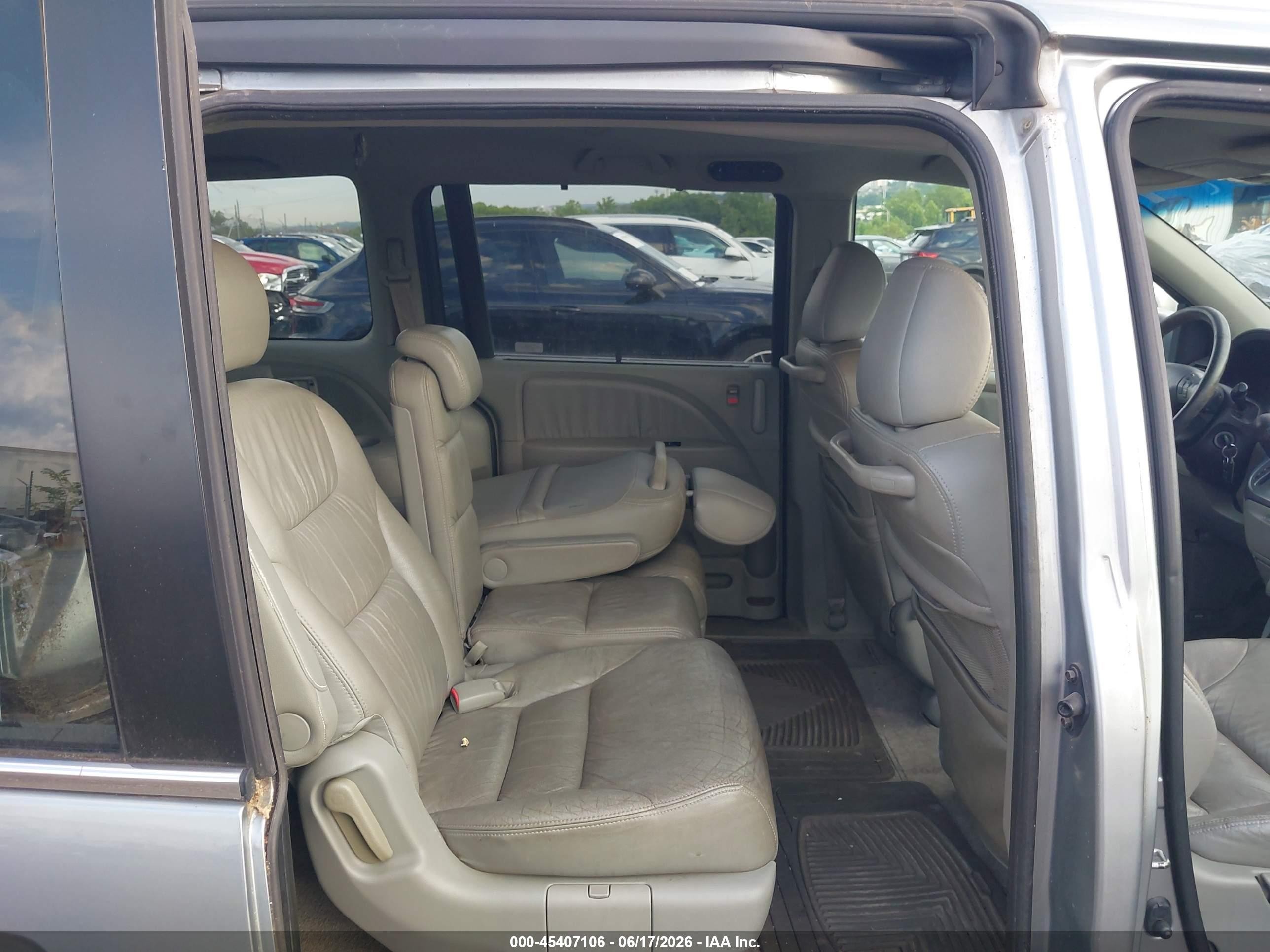 2007 Honda Odyssey Ex-l Teal vin: 5FNRL38777B046017