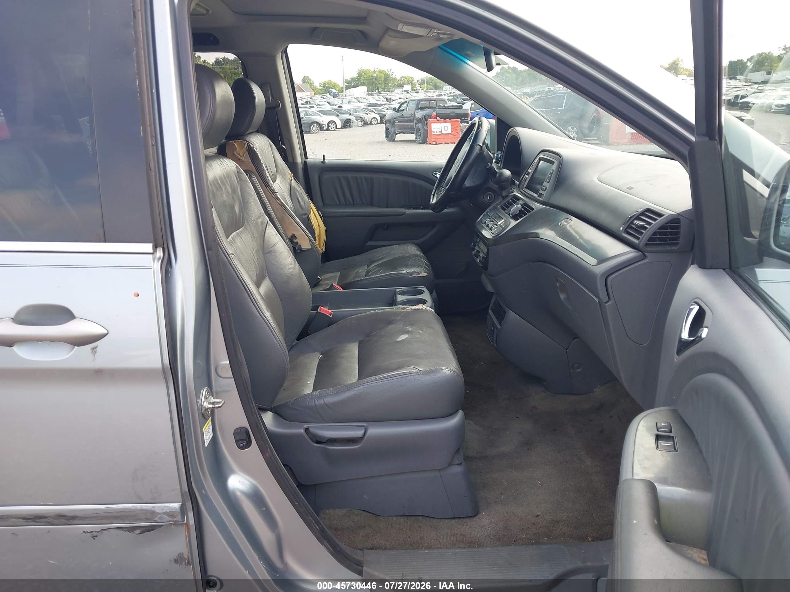 2007 Honda Odyssey Ex-l Blue vin: 5FNRL38777B047054