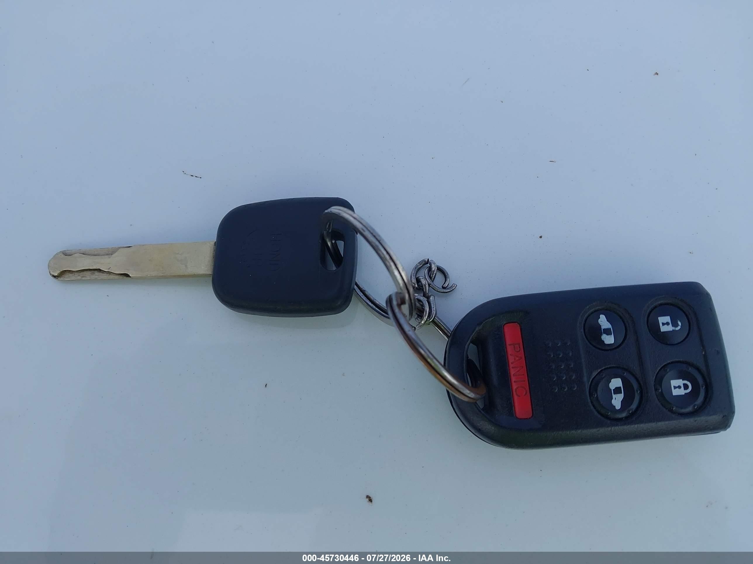2007 Honda Odyssey Ex-l Blue vin: 5FNRL38777B047054