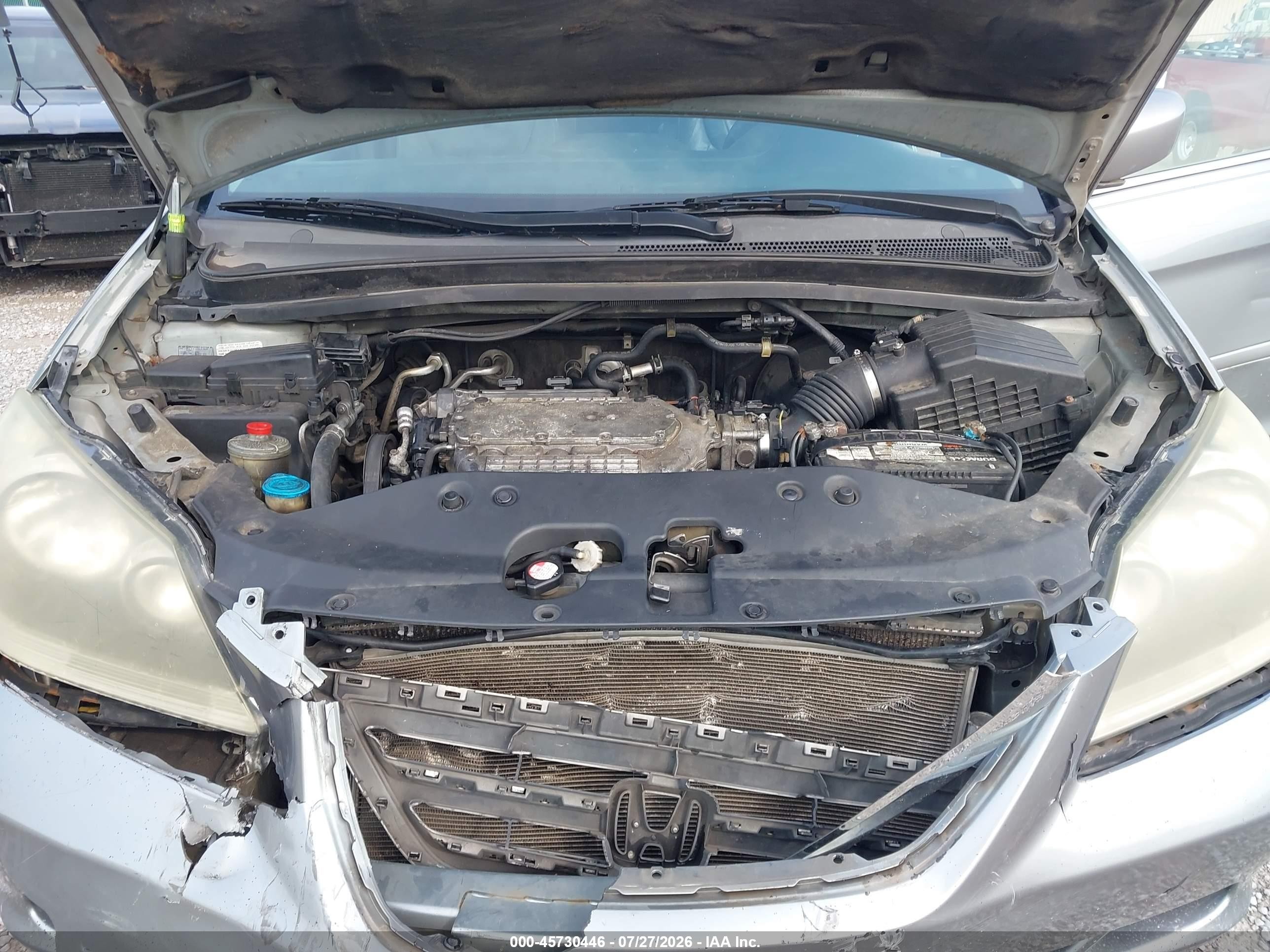 2007 Honda Odyssey Ex-l Blue vin: 5FNRL38777B047054