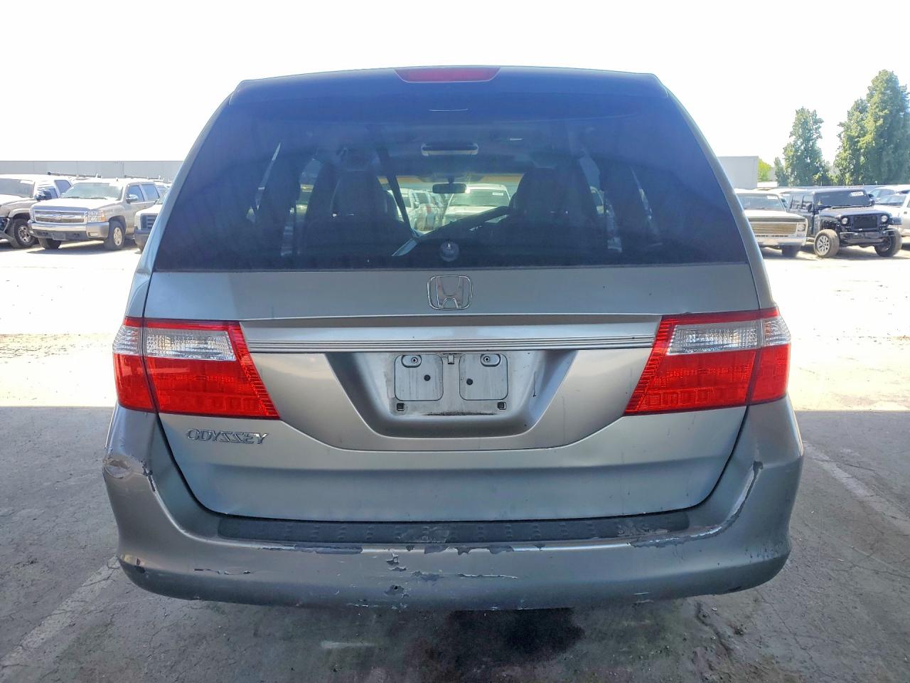 2007 Honda Odyssey Exl Blue vin: 5FNRL38777B068759