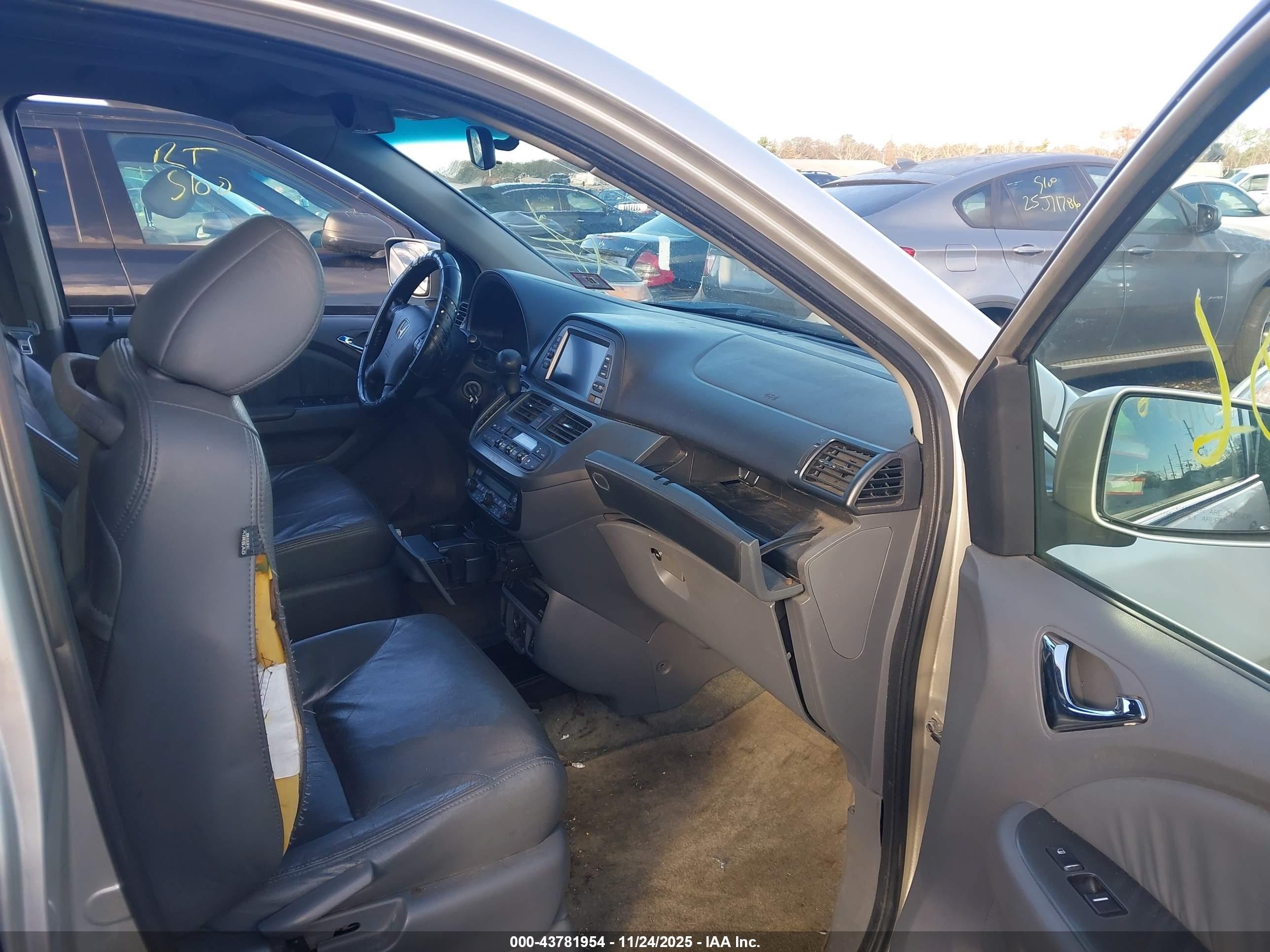 2007 Honda Odyssey Ex-l Серый vin: 5FNRL38777B094049