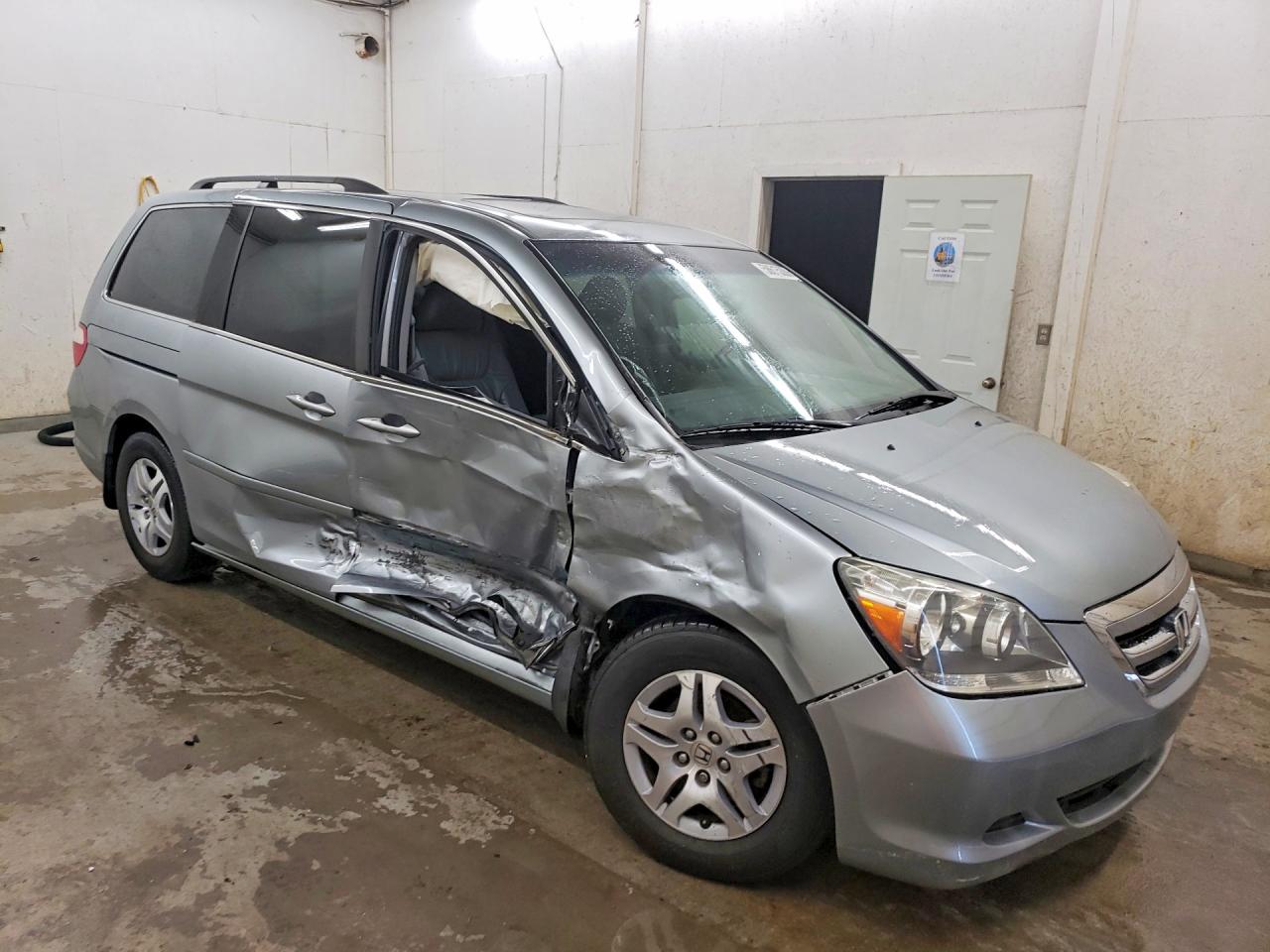 2007 Honda Odyssey Exl Silver vin: 5FNRL38777B135733