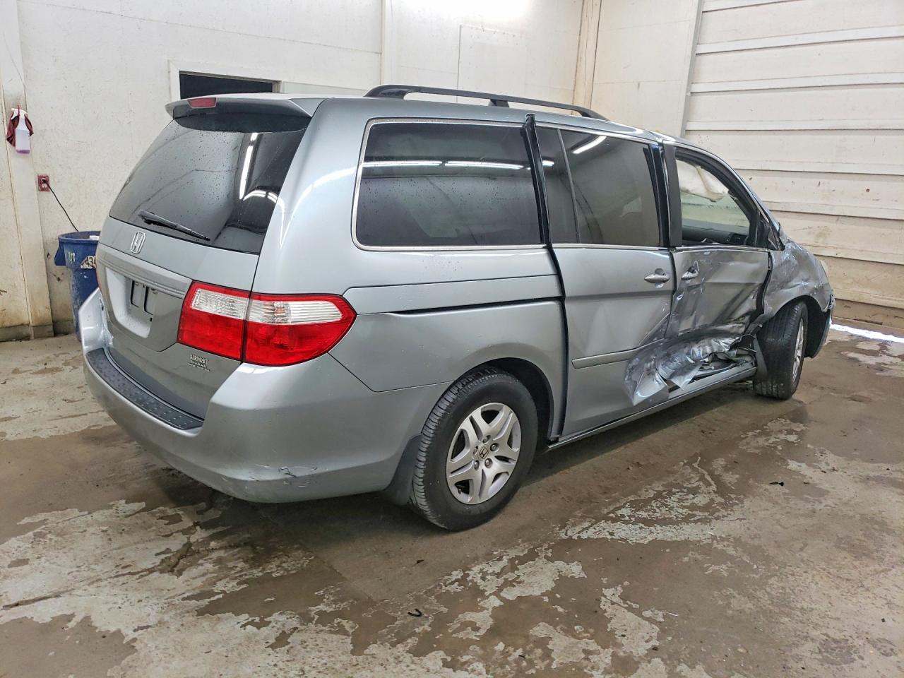 2007 Honda Odyssey Exl Silver vin: 5FNRL38777B135733