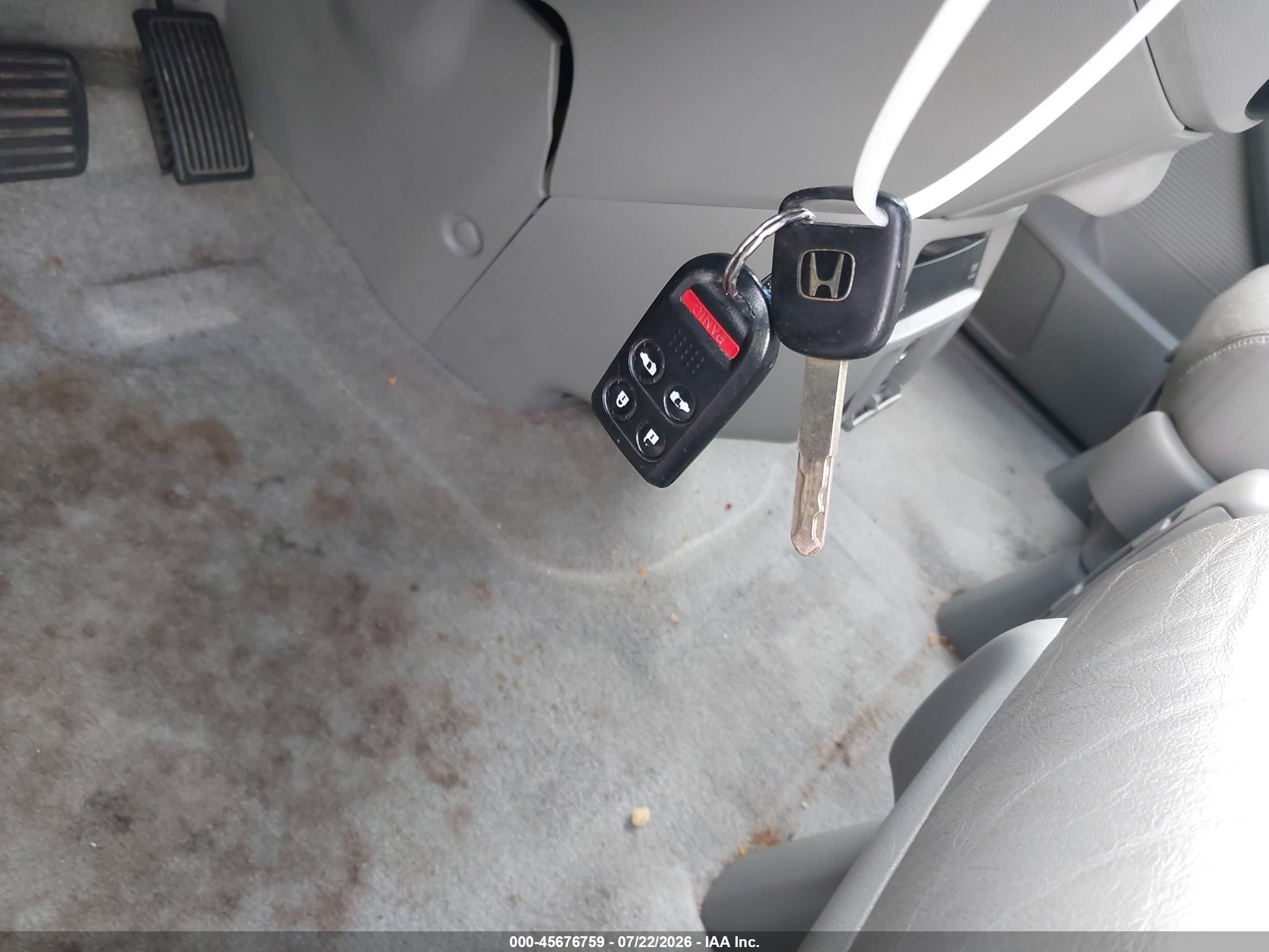 2007 Honda Odyssey Ex-l Gray vin: 5FNRL38777B404359