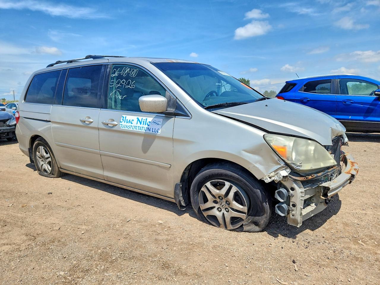 2007 Honda Odyssey Exl Silver vin: 5FNRL38777B409688