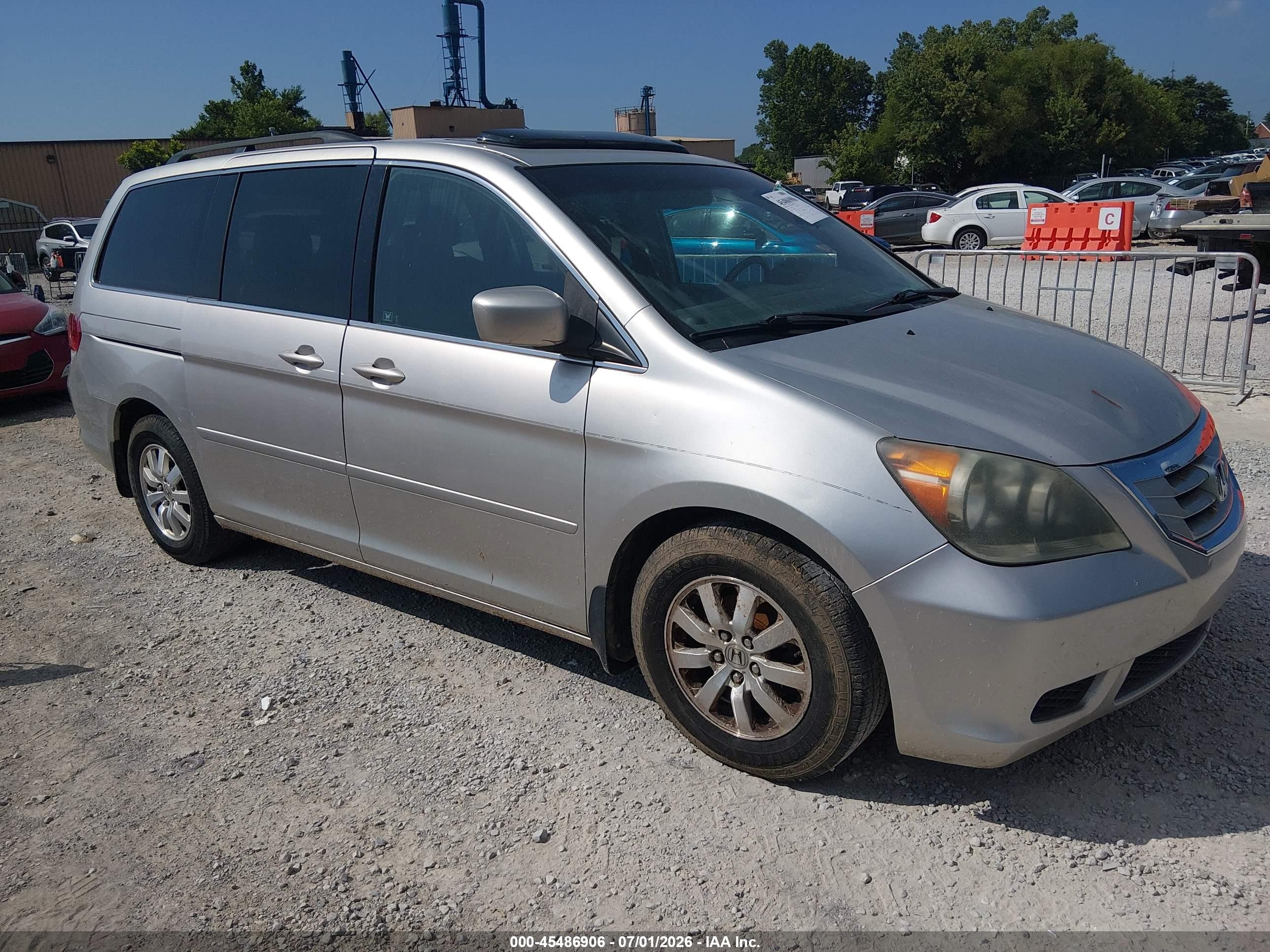 2008 Honda Odyssey Ex-l Silver vin: 5FNRL38778B008689