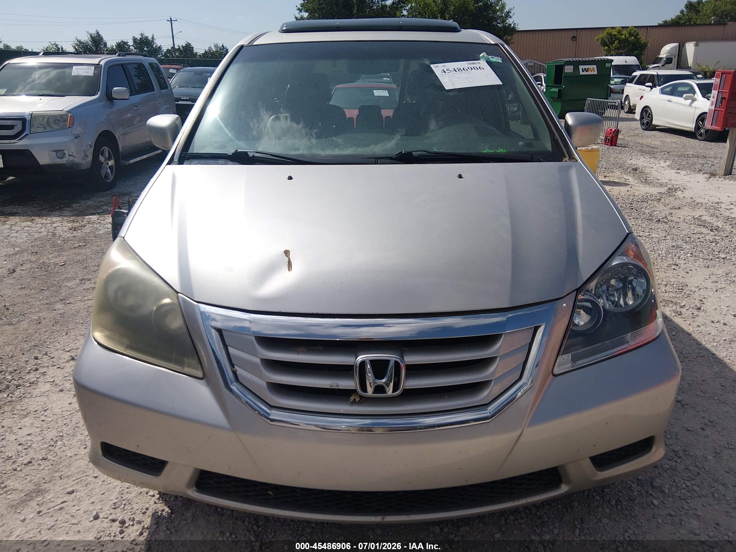2008 Honda Odyssey Ex-l Серебряный vin: 5FNRL38778B008689