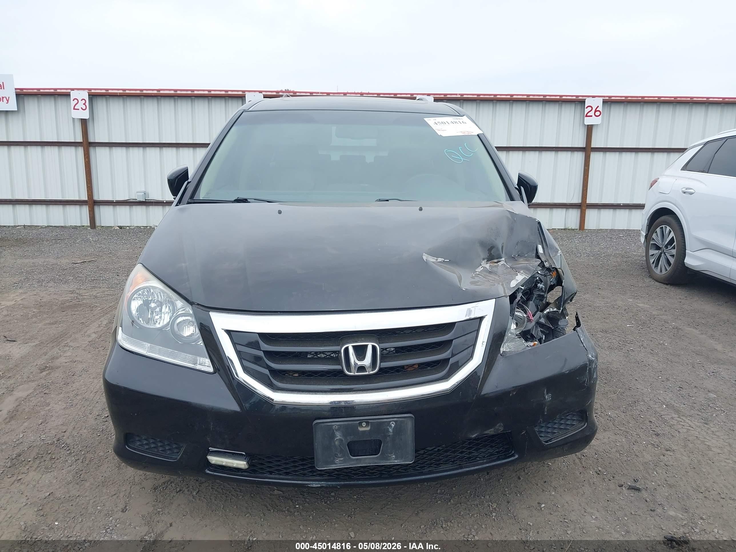 2008 Honda Odyssey Ex-l Black vin: 5FNRL38778B010295