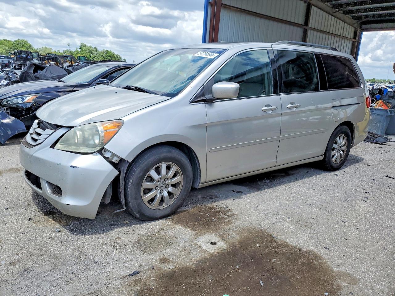 2008 Honda Odyssey Exl Silver vin: 5FNRL38778B011690