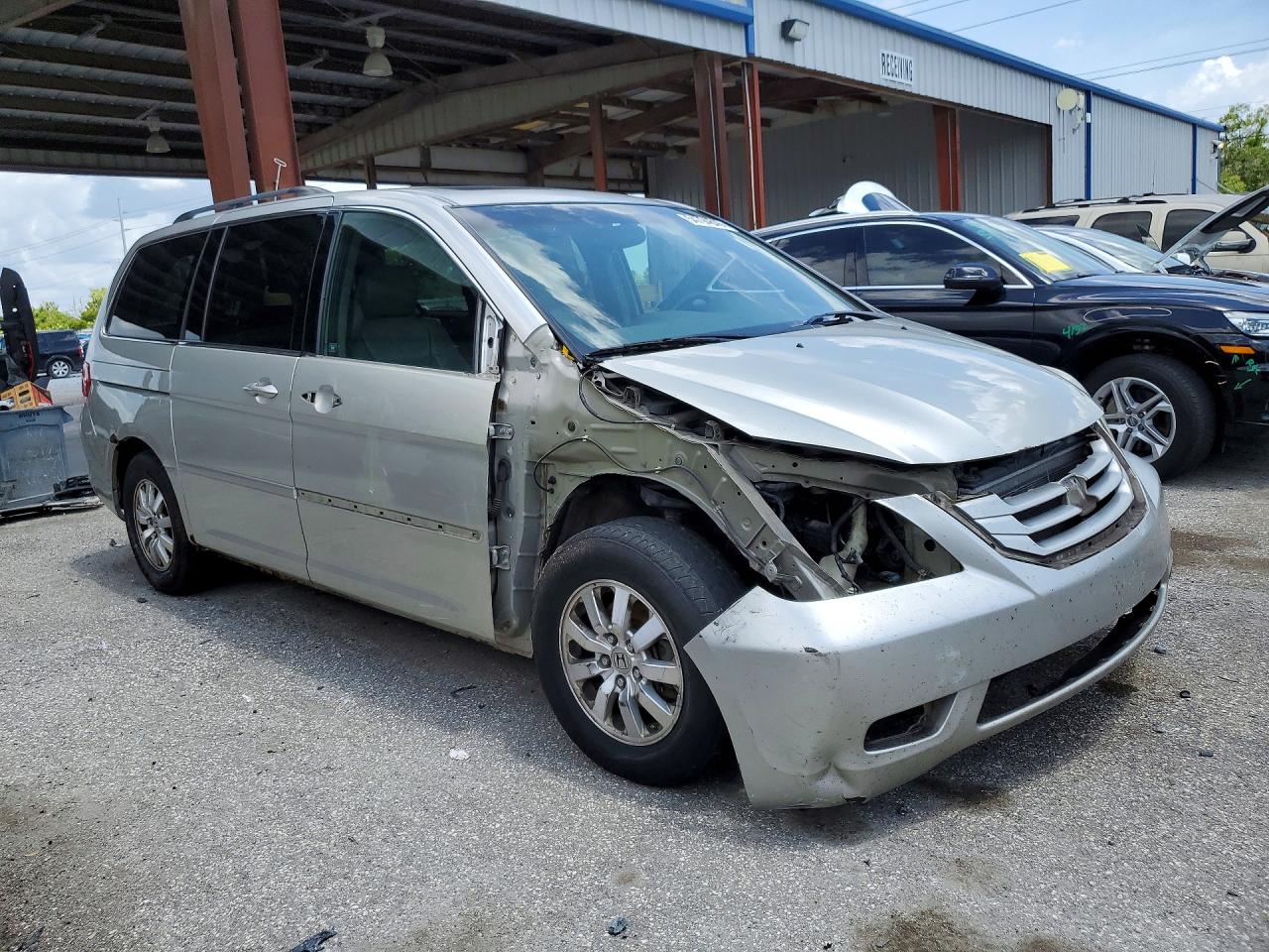 2008 Honda Odyssey Exl Silver vin: 5FNRL38778B011690