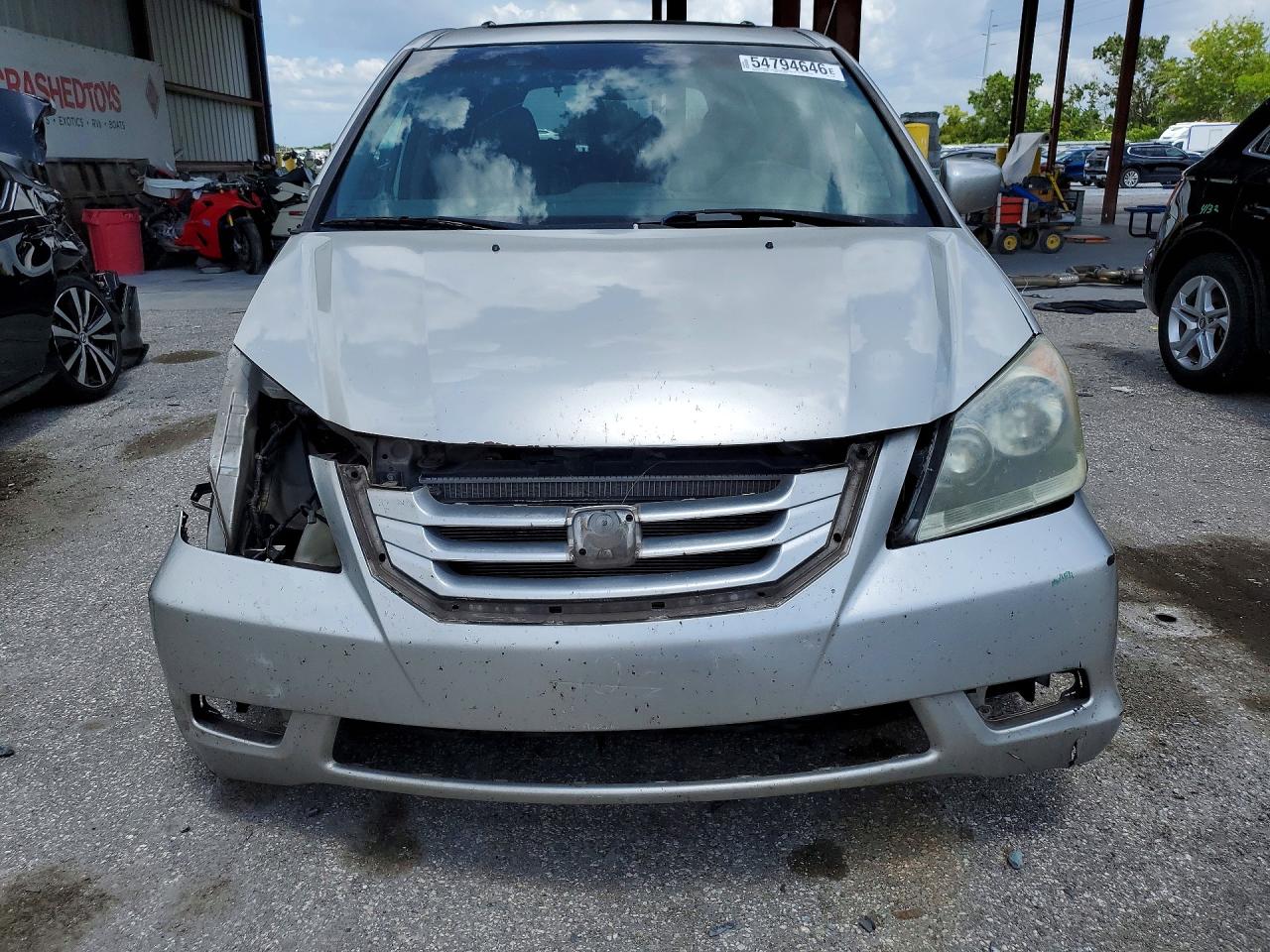 2008 Honda Odyssey Exl Silver vin: 5FNRL38778B011690