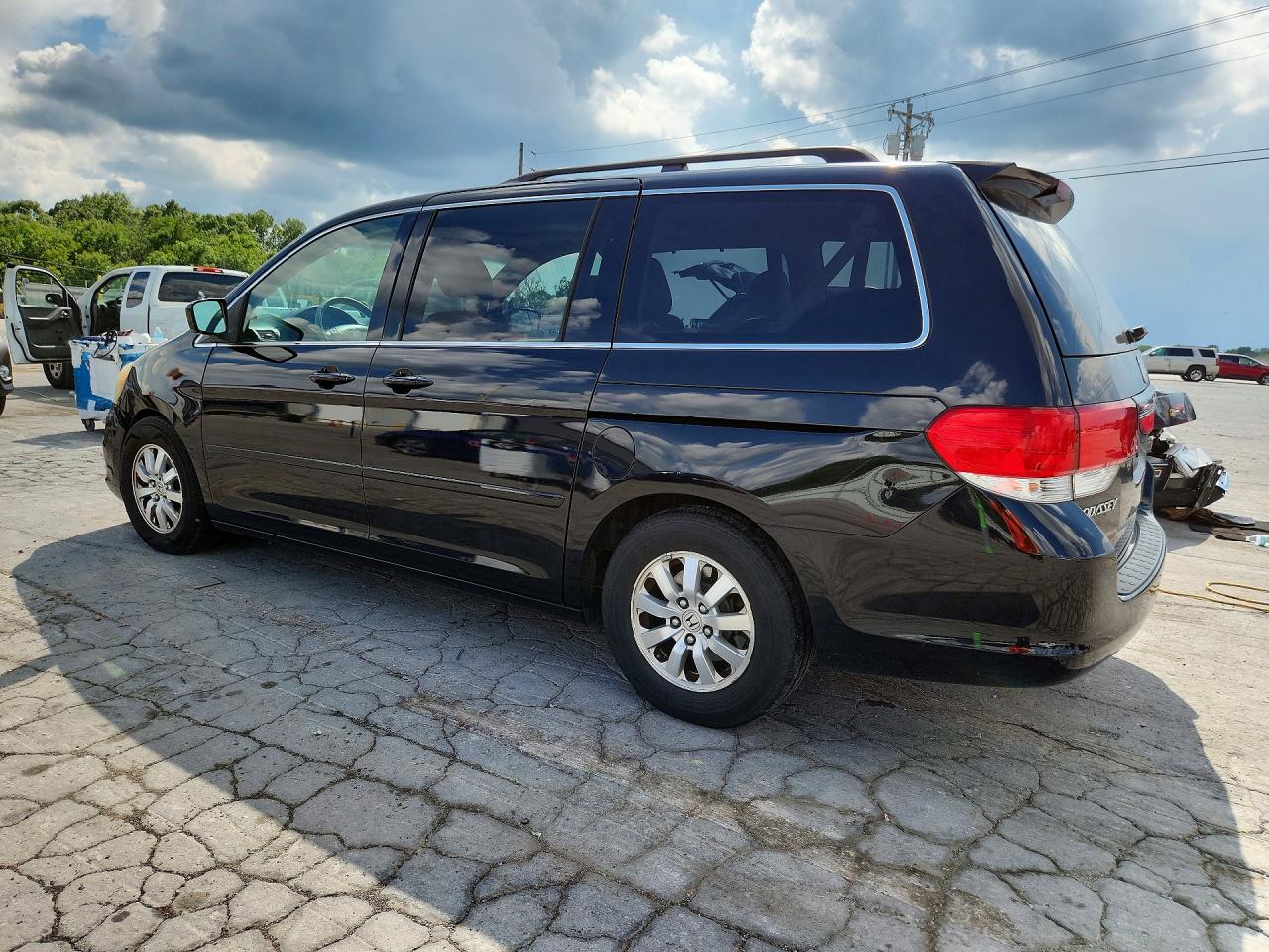 2008 Honda Odyssey Exl Black vin: 5FNRL38778B028568