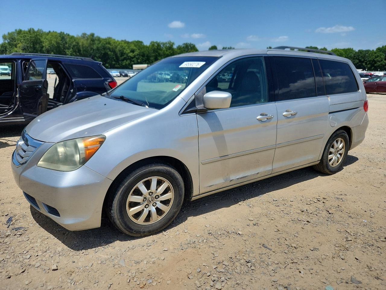 2008 Honda Odyssey Exl Silver vin: 5FNRL38778B041028