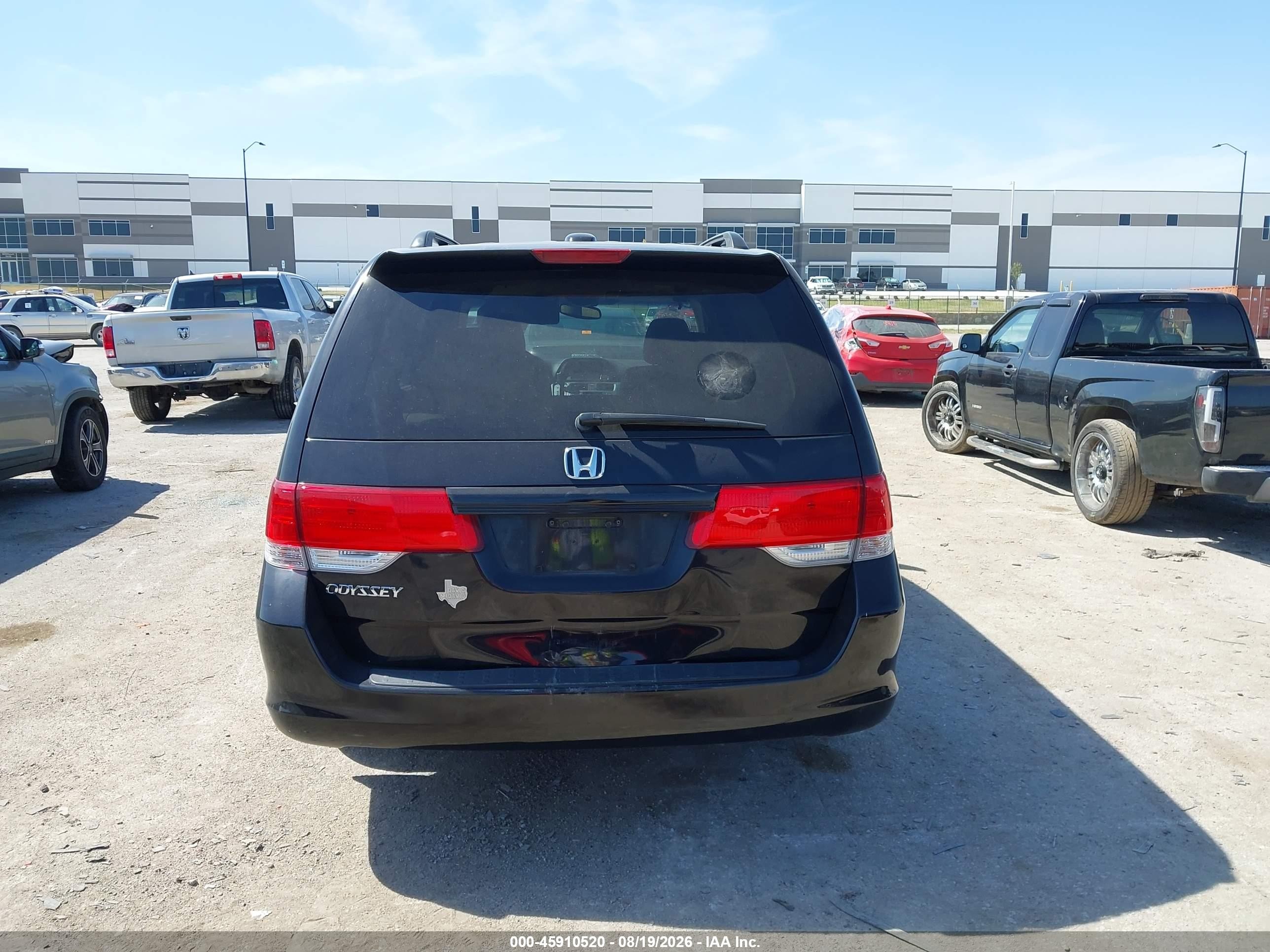 2008 Honda Odyssey Ex-l Black vin: 5FNRL38778B068875