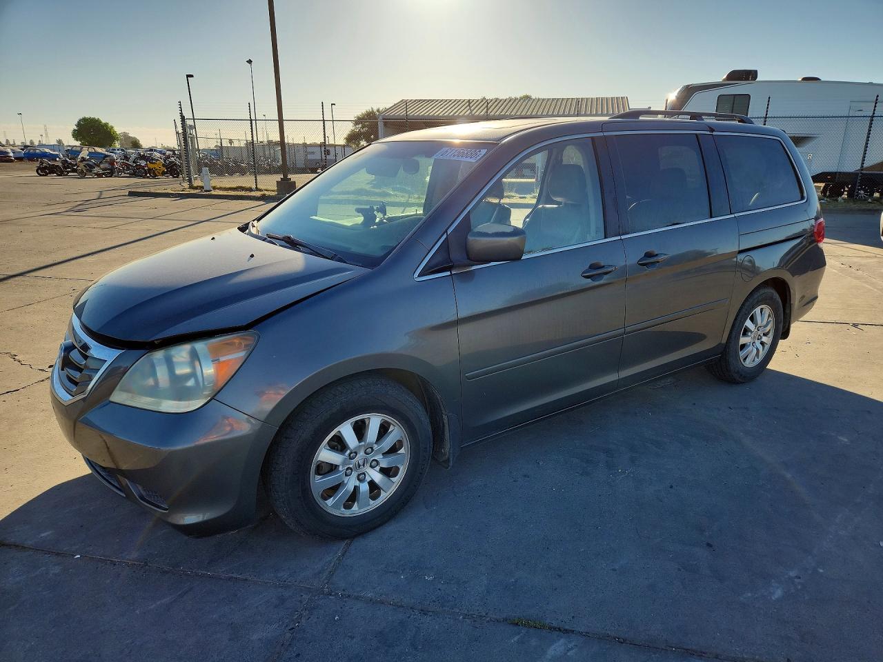 2008 Honda Odyssey Exl Gray vin: 5FNRL38778B105648