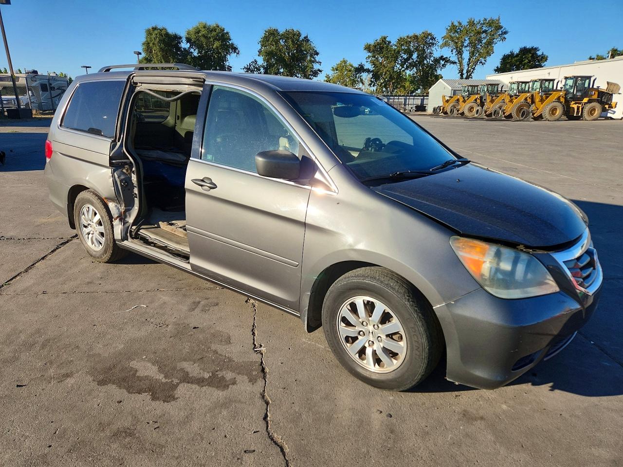 2008 Honda Odyssey Exl Gray vin: 5FNRL38778B105648