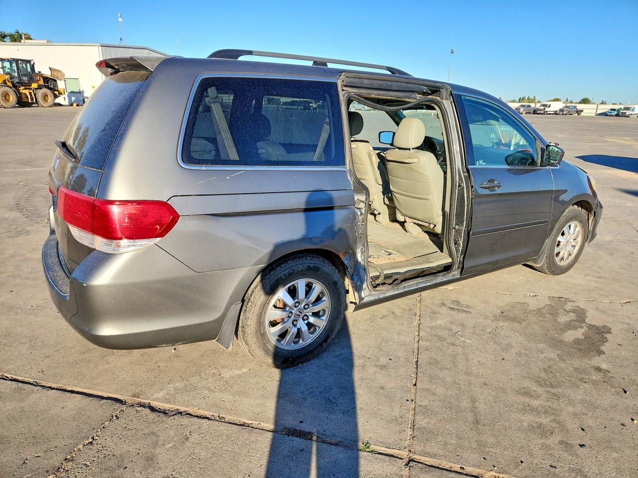 2008 Honda Odyssey Exl Gray vin: 5FNRL38778B105648
