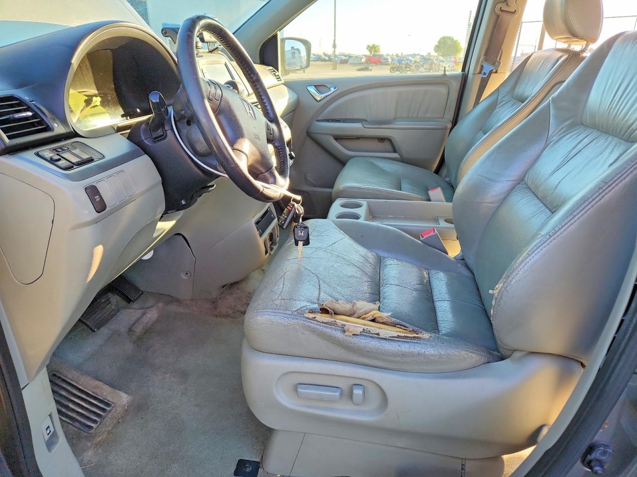 2008 Honda Odyssey Exl Gray vin: 5FNRL38778B105648