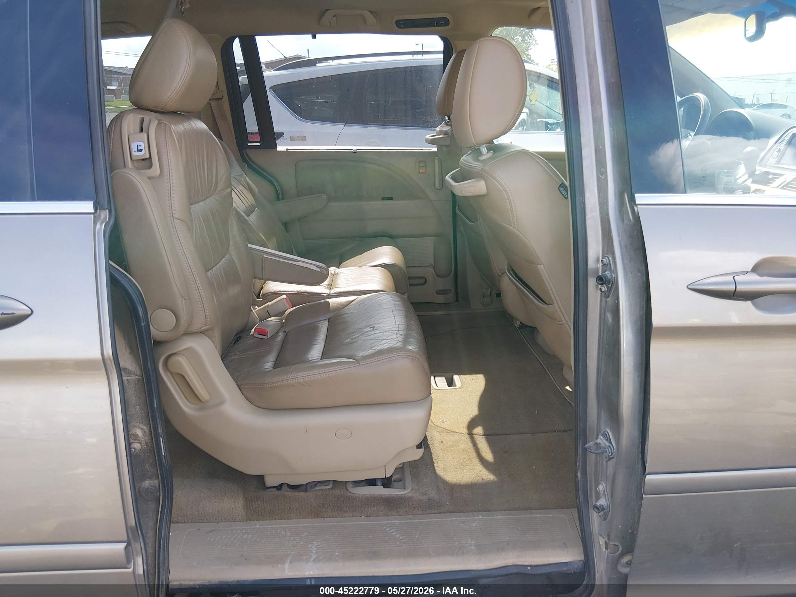 2009 Honda Odyssey Ex-l Gold vin: 5FNRL38779B006054