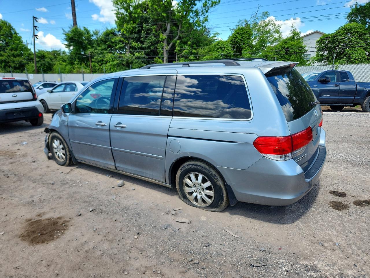 2009 Honda Odyssey Exl Gray vin: 5FNRL38779B007687