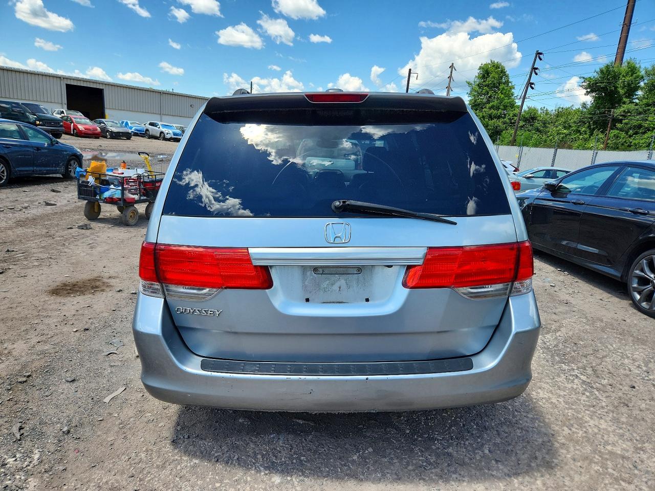 2009 Honda Odyssey Exl Gray vin: 5FNRL38779B007687