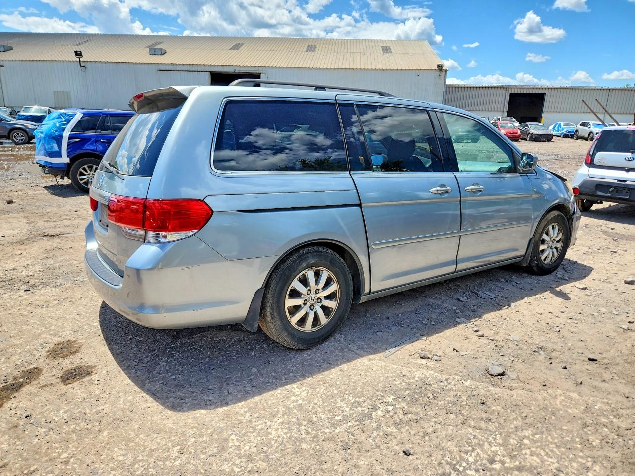 2009 Honda Odyssey Exl Gray vin: 5FNRL38779B007687