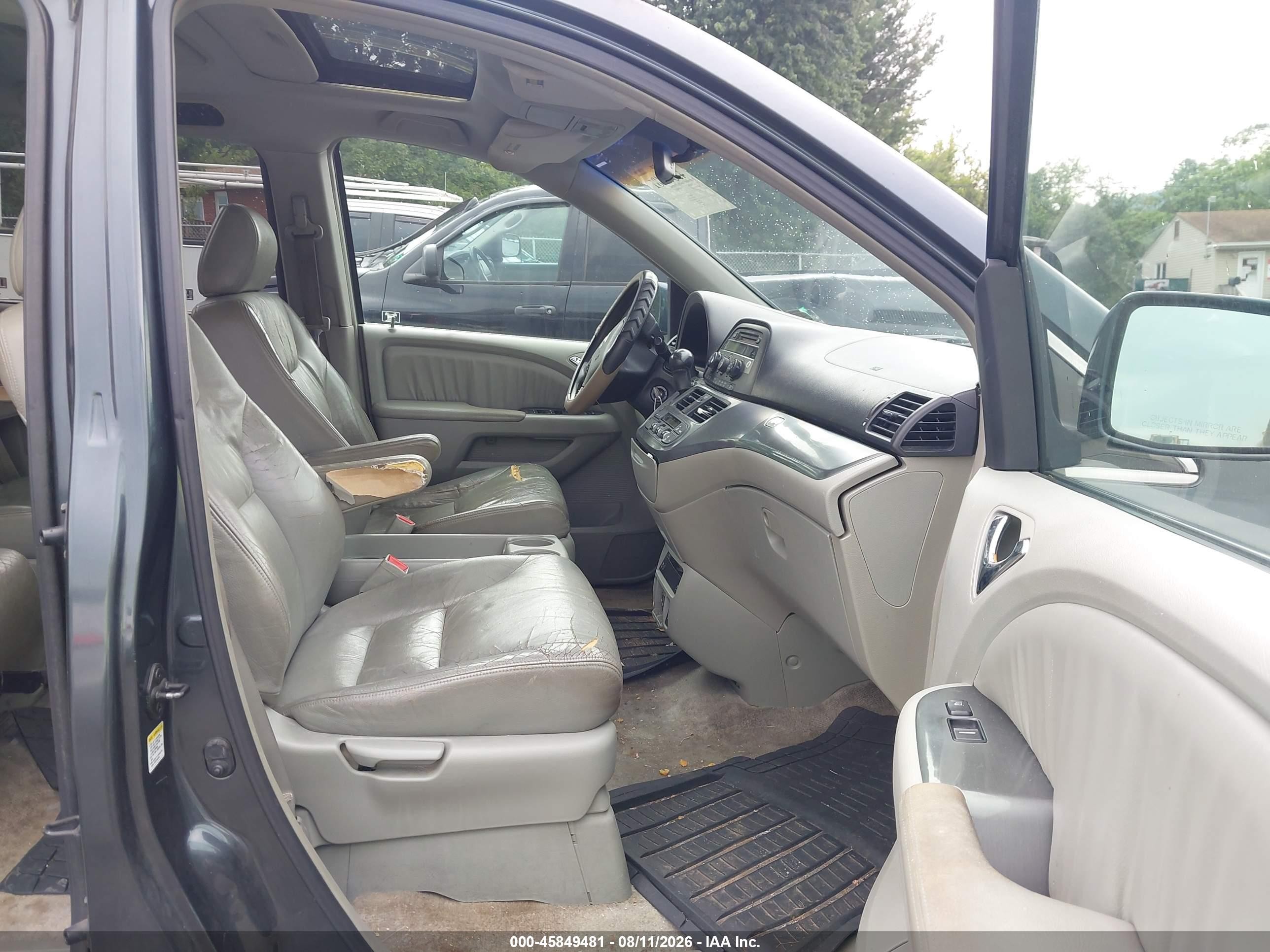 2005 Honda Odyssey Ex-l Синий vin: 5FNRL38785B128867