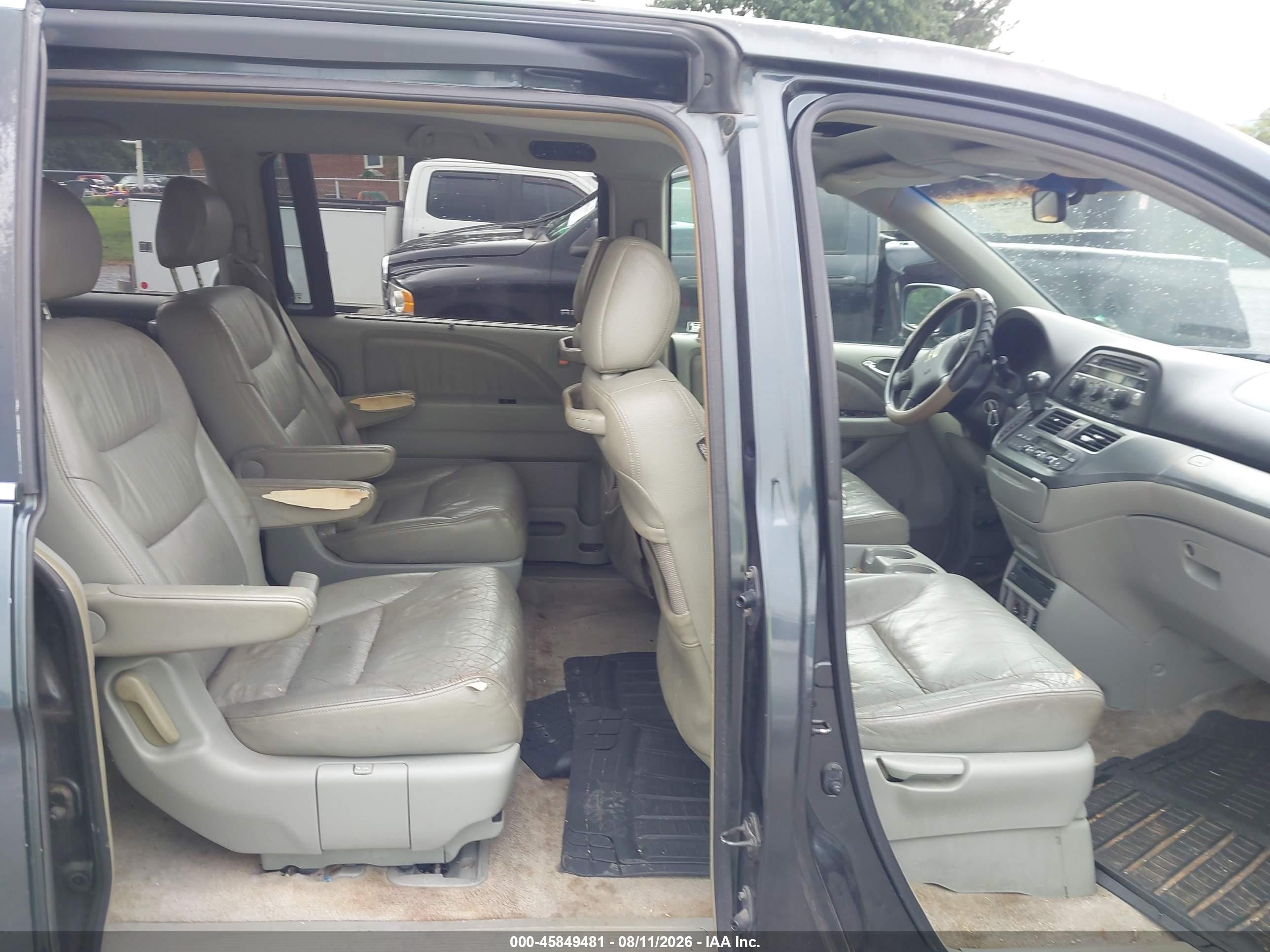 2005 Honda Odyssey Ex-l Синий vin: 5FNRL38785B128867