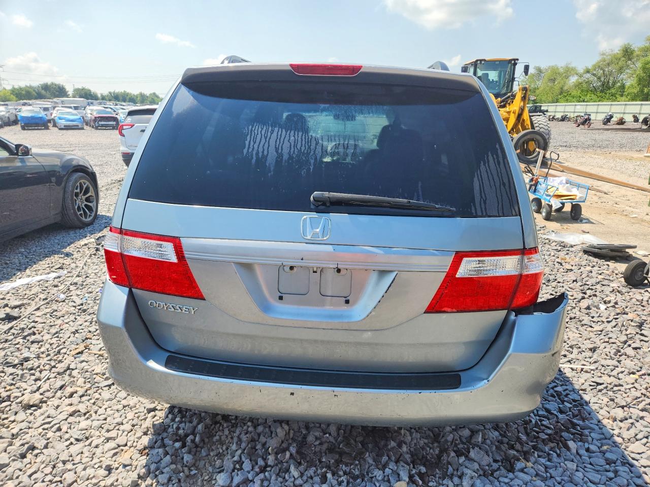 2006 Honda Odyssey Exl Blue vin: 5FNRL38786B011517