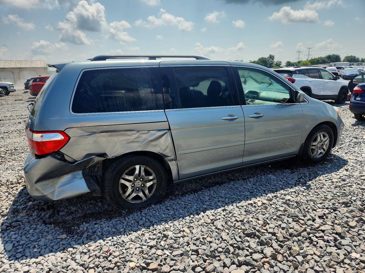 2006 Honda Odyssey Exl Blue vin: 5FNRL38786B011517