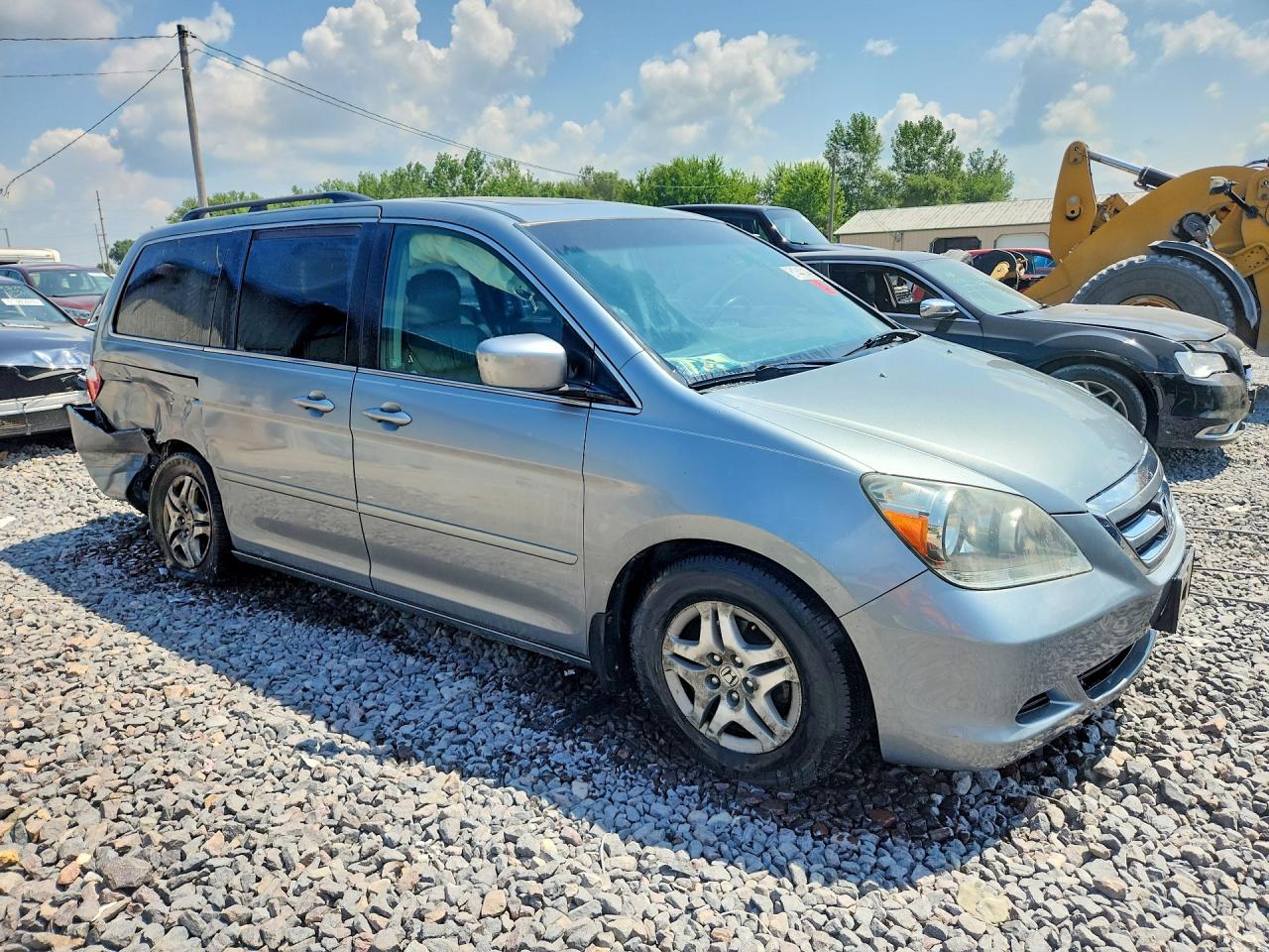 2006 Honda Odyssey Exl Blue vin: 5FNRL38786B011517
