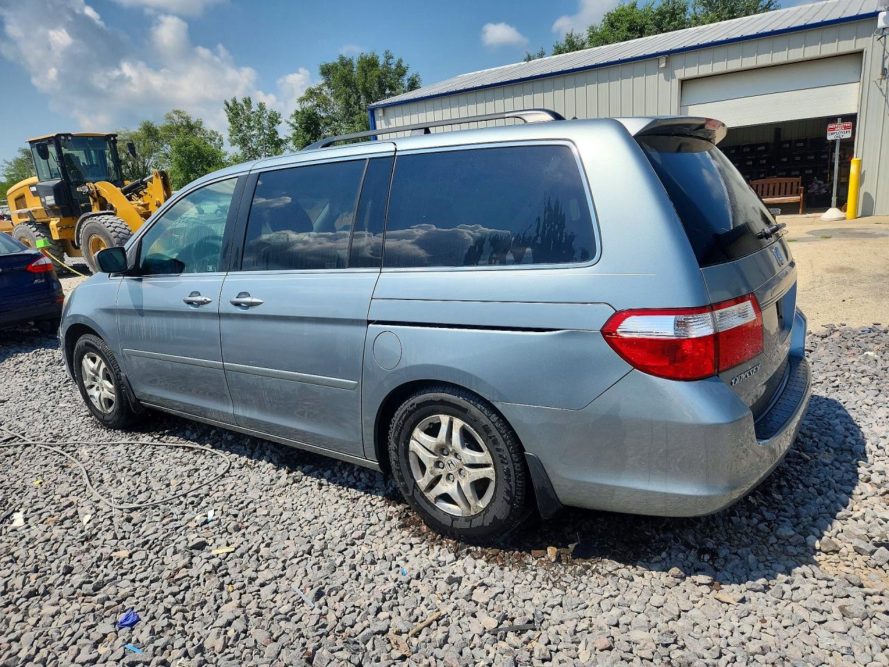 2006 Honda Odyssey Exl Blue vin: 5FNRL38786B011517
