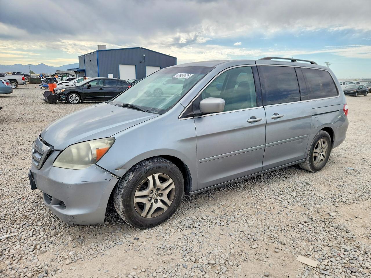 2006 Honda Odyssey Exl Blue vin: 5FNRL38786B101864