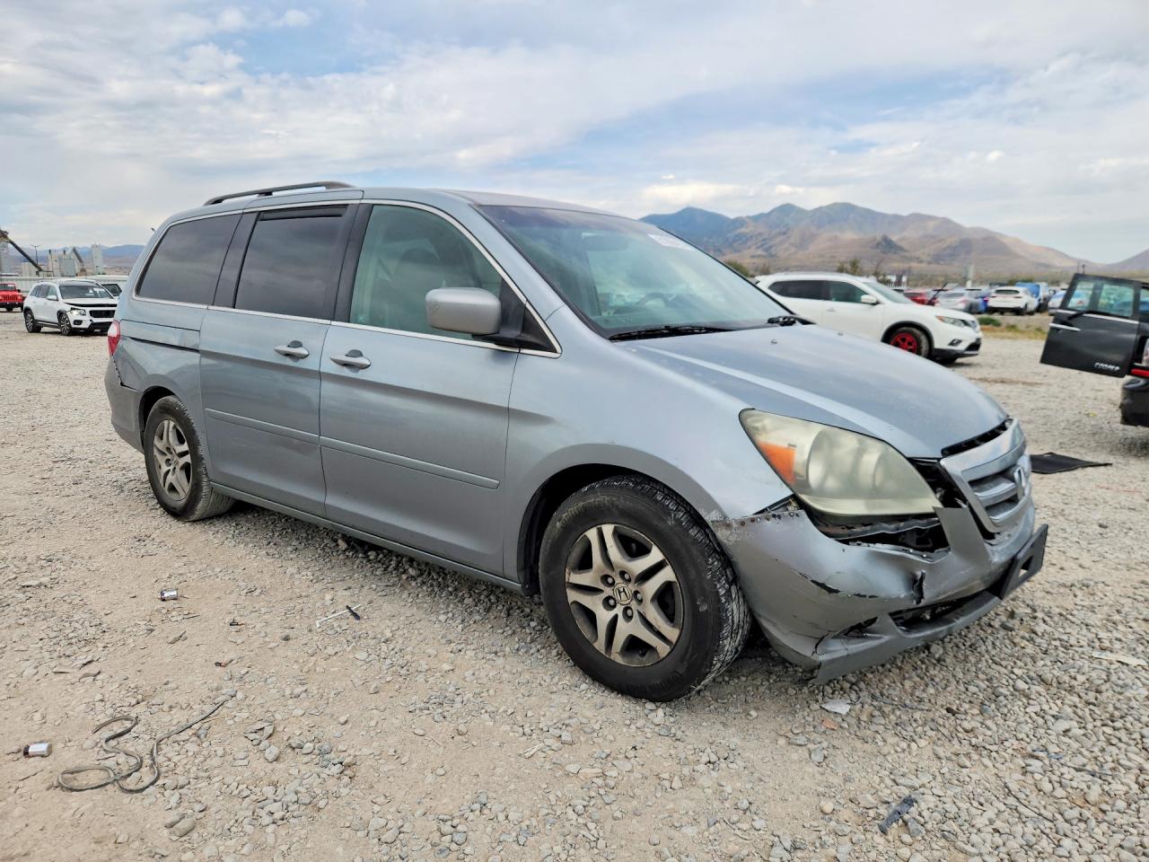 2006 Honda Odyssey Exl Blue vin: 5FNRL38786B101864