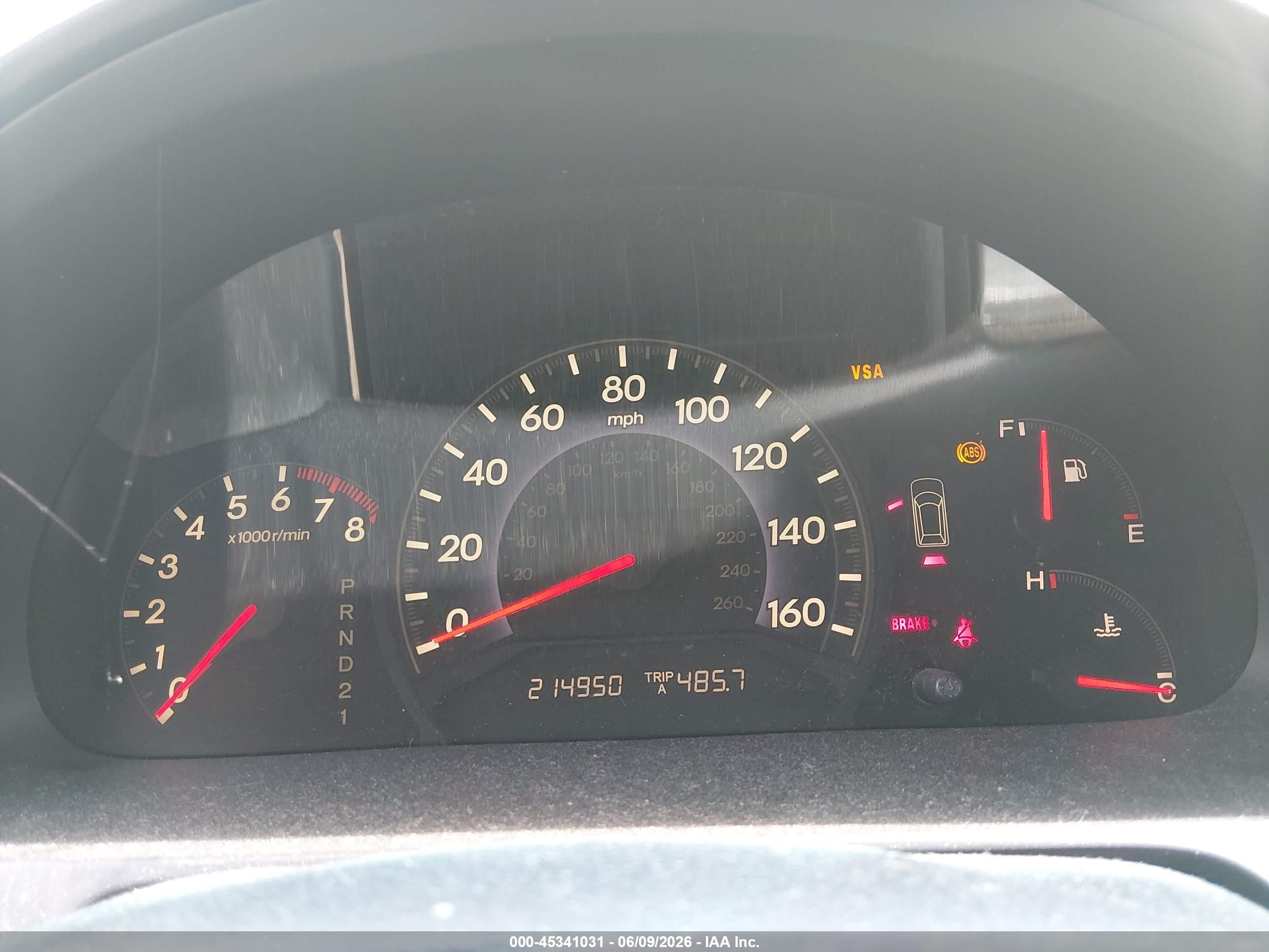 2006 Honda Odyssey Ex-l Gold vin: 5FNRL38786B430757