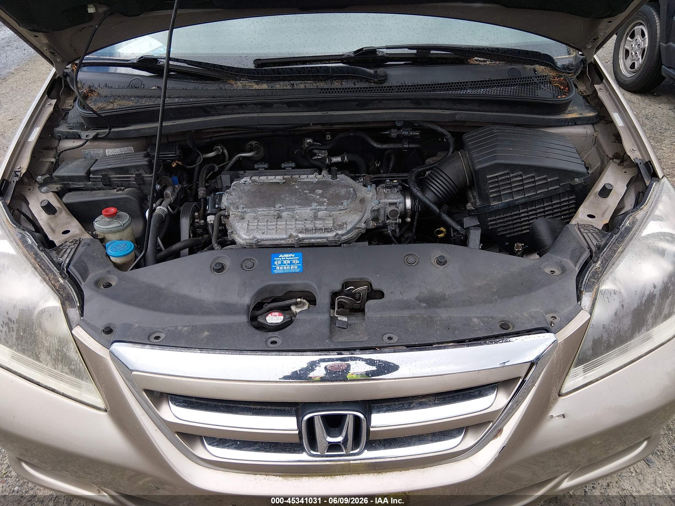2006 Honda Odyssey Ex-l Gold vin: 5FNRL38786B430757