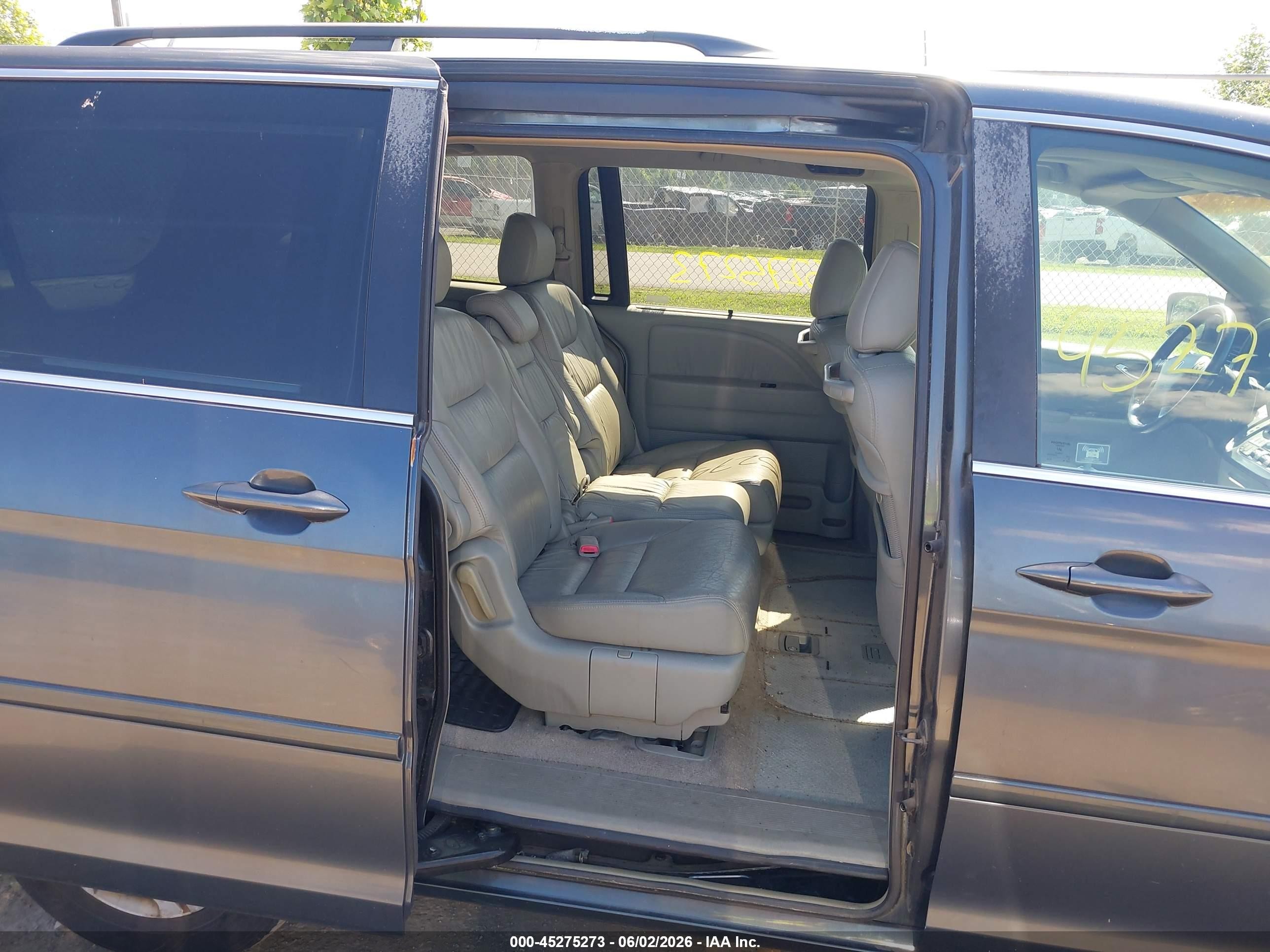 2006 Honda Odyssey Ex-l Gray vin: 5FNRL38786B442052