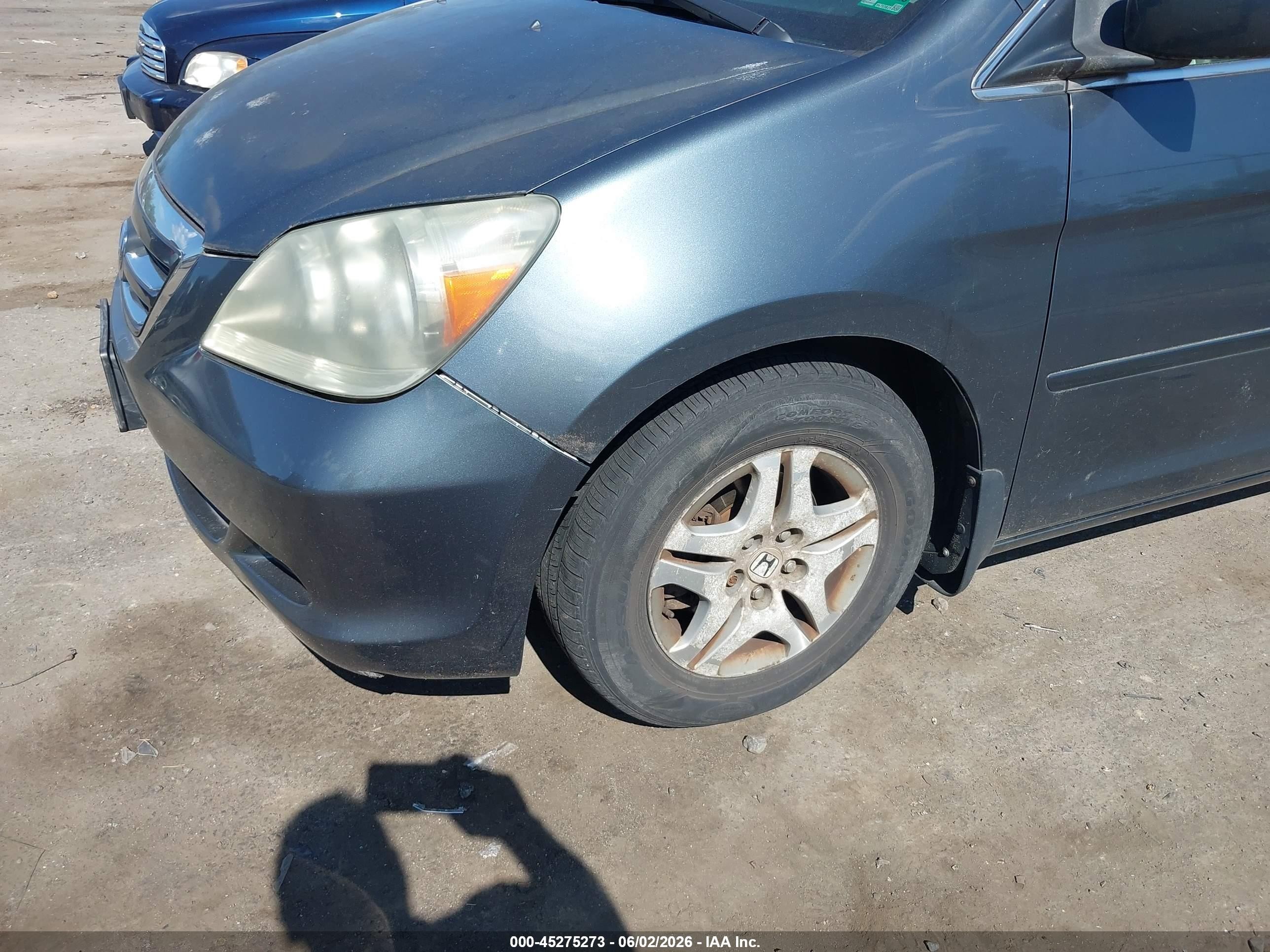 2006 Honda Odyssey Ex-l Gray vin: 5FNRL38786B442052