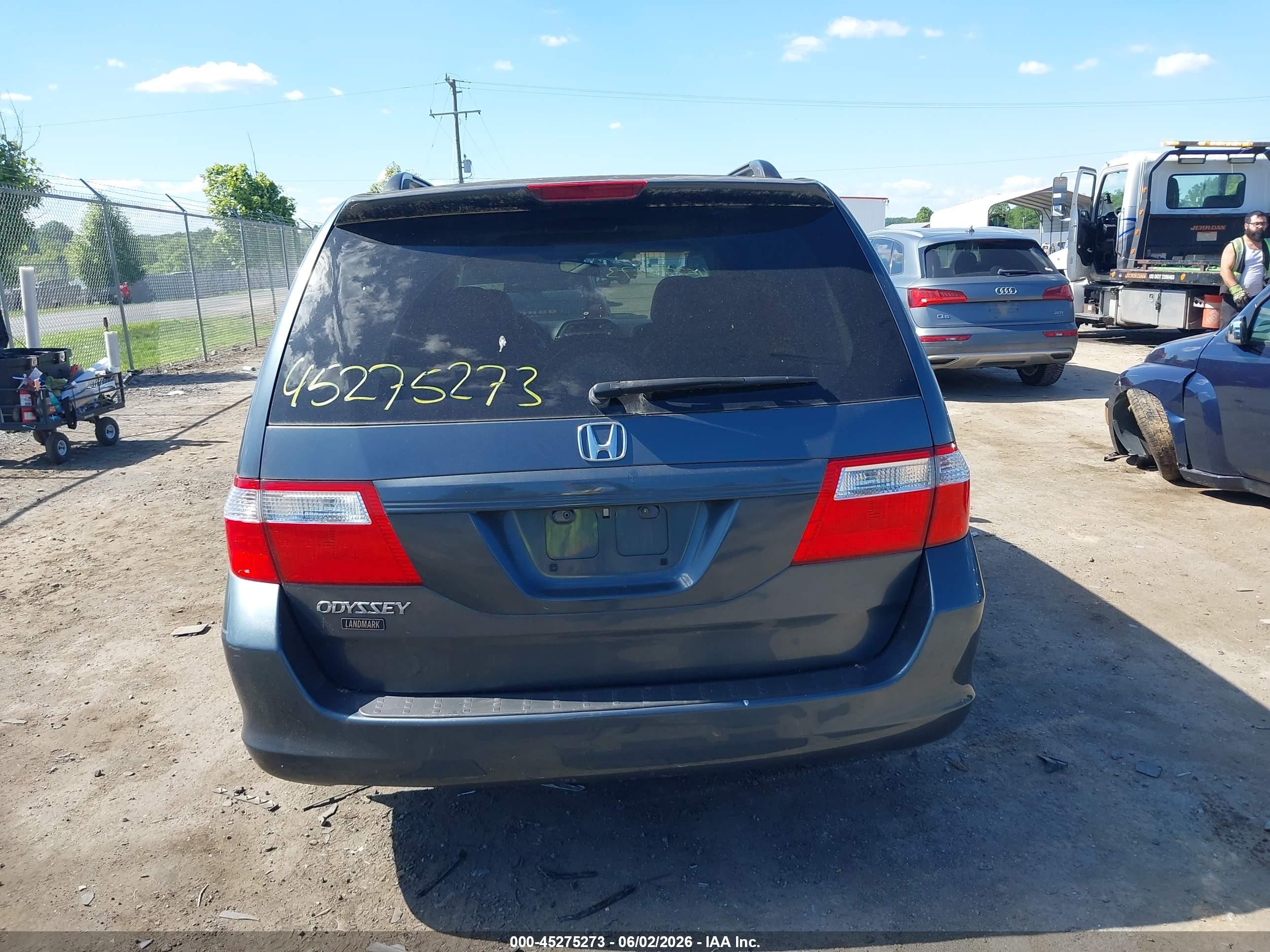 2006 Honda Odyssey Ex-l Gray vin: 5FNRL38786B442052