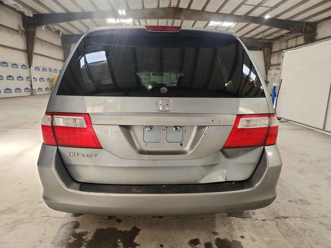 2007 Honda Odyssey Exl Gray vin: 5FNRL38787B012474 Damage: Lift Gate, Dent(S) W/ Paint Dmg, > 12 Inches